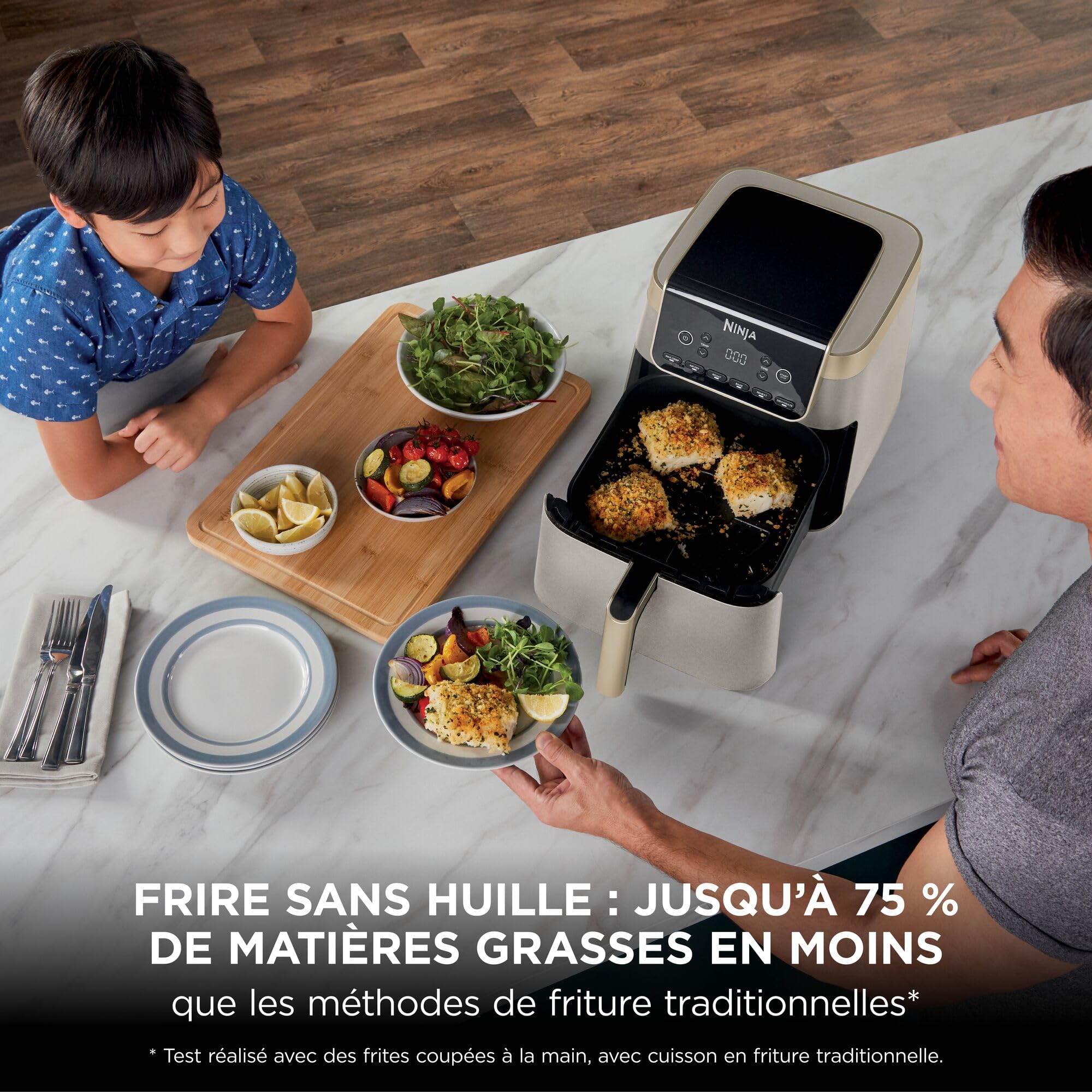 ninja-max-pro-af180eusd-friteuse-sans-huile-6-2-l-stone-or image 6