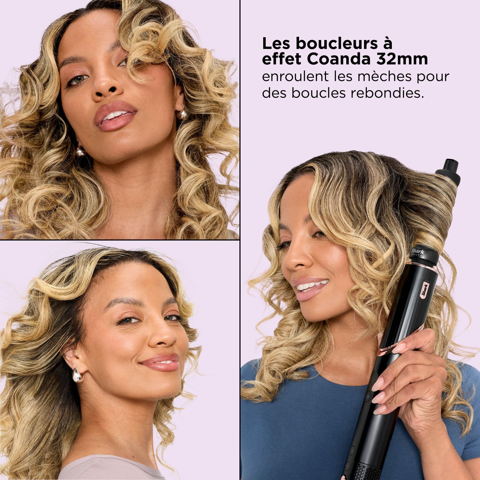 shark-flexstyle-hd440eu-styler-5-en-1-noir-rose-sans-chaleur image 6