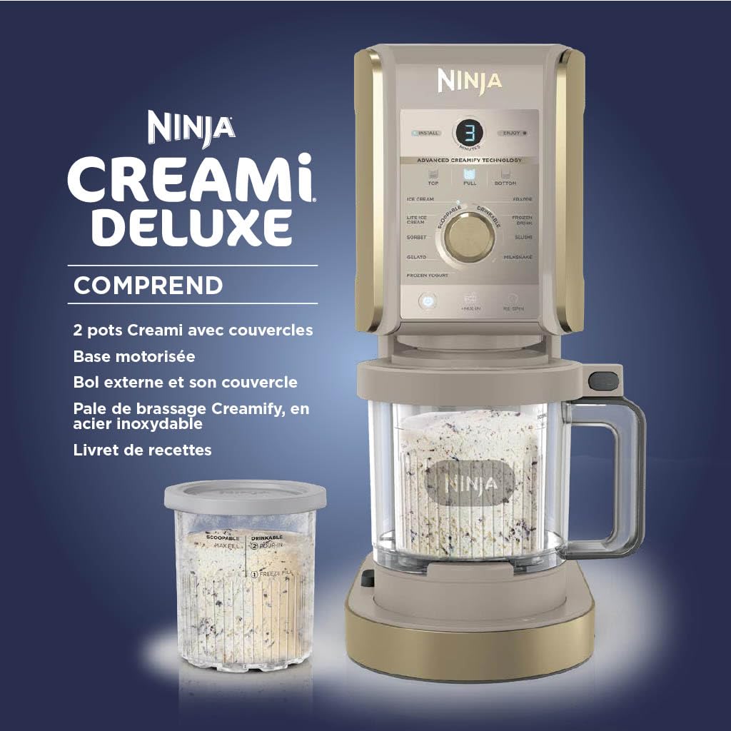 ninja-creami-deluxe-sorbeti-re-pierre-or-2x710ml image 2
