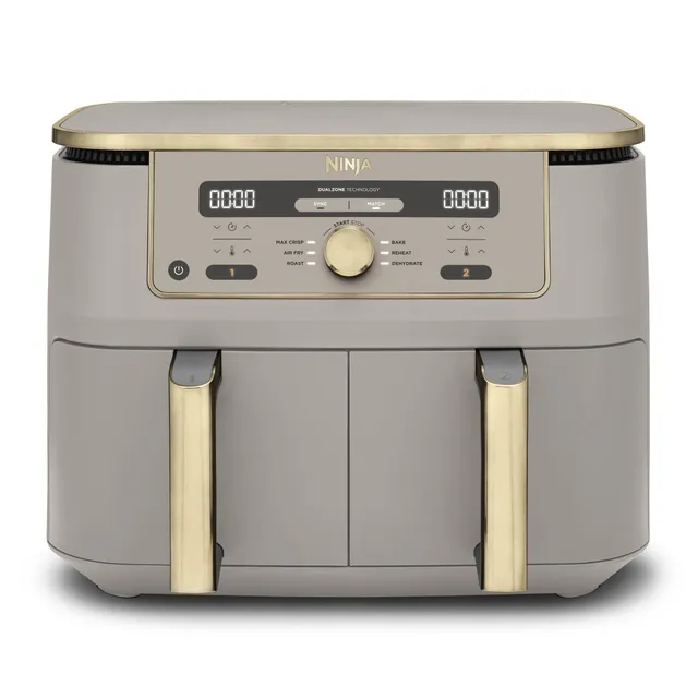 ninja-dual-zone-max-dz400eustgd-friteuse-double-9-5-l-stone image 1