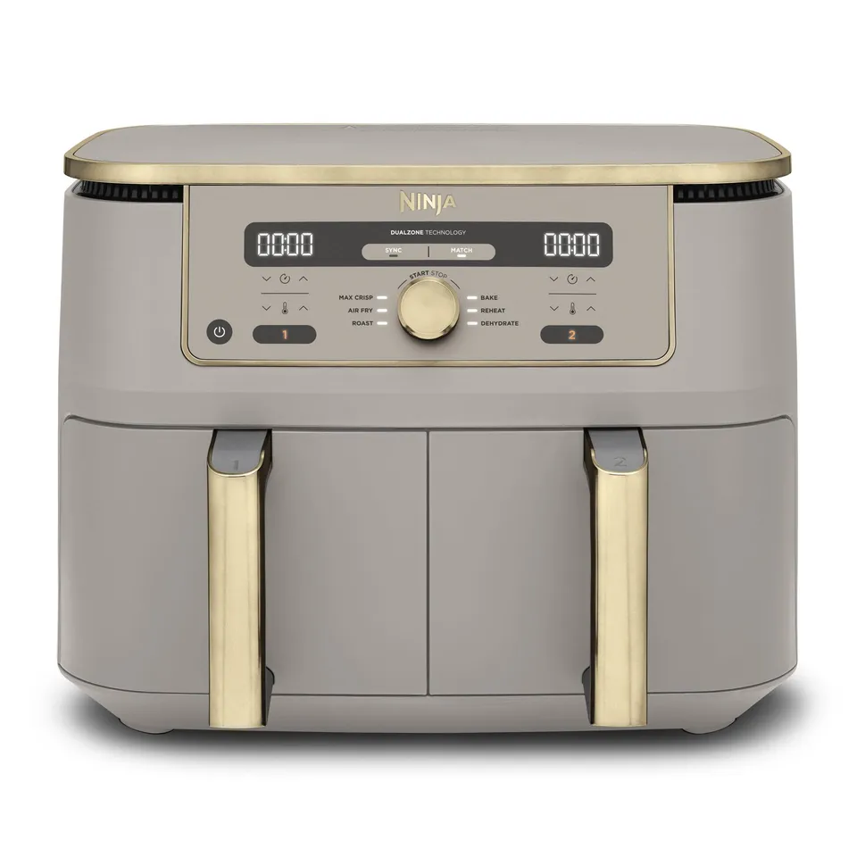 ninja-dual-zone-max-dz400eustgd-friteuse-double-9-5-l-stone image 1