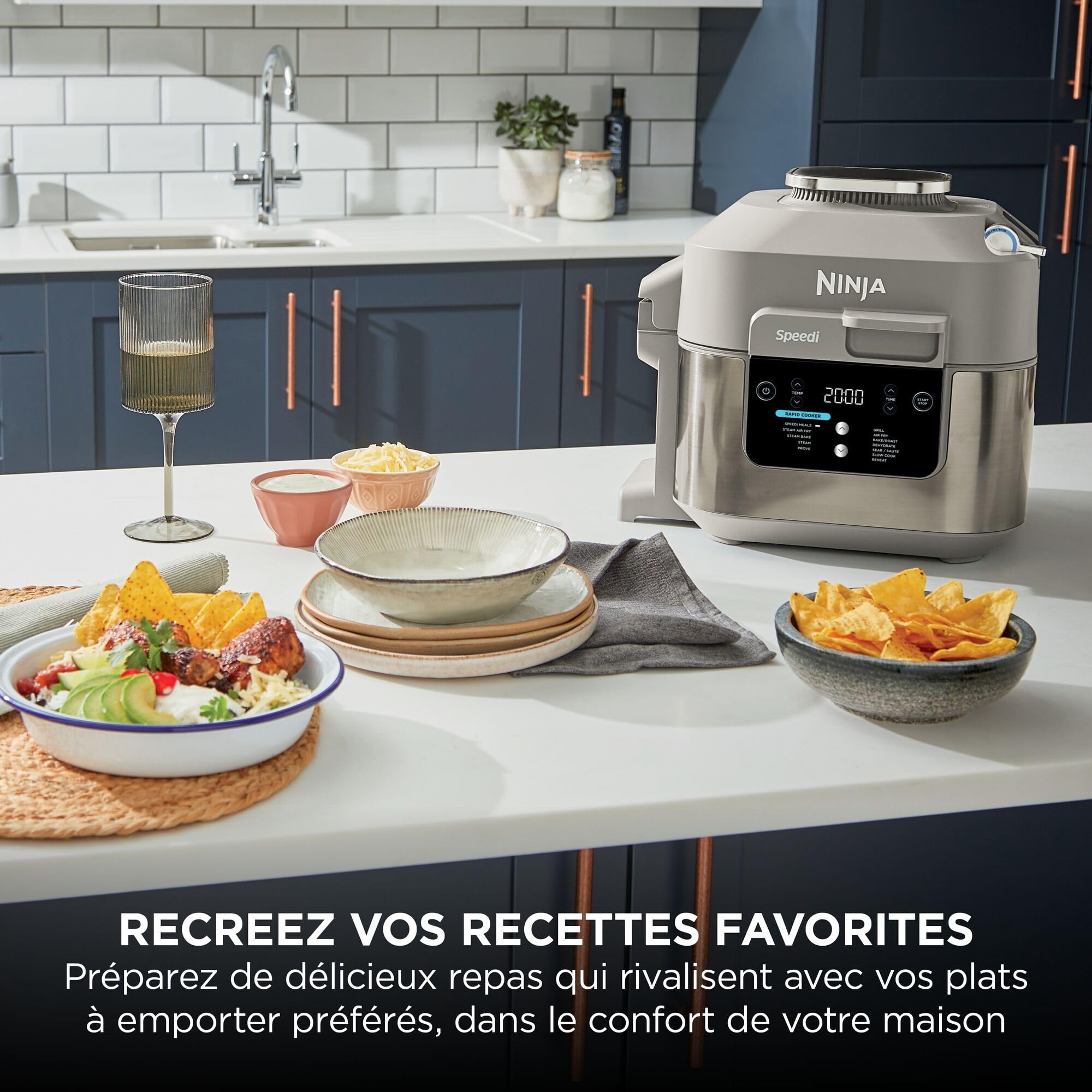ninja-speedi-multicuiseur-12-en-1-5-7l-stone-air-fryer image 8