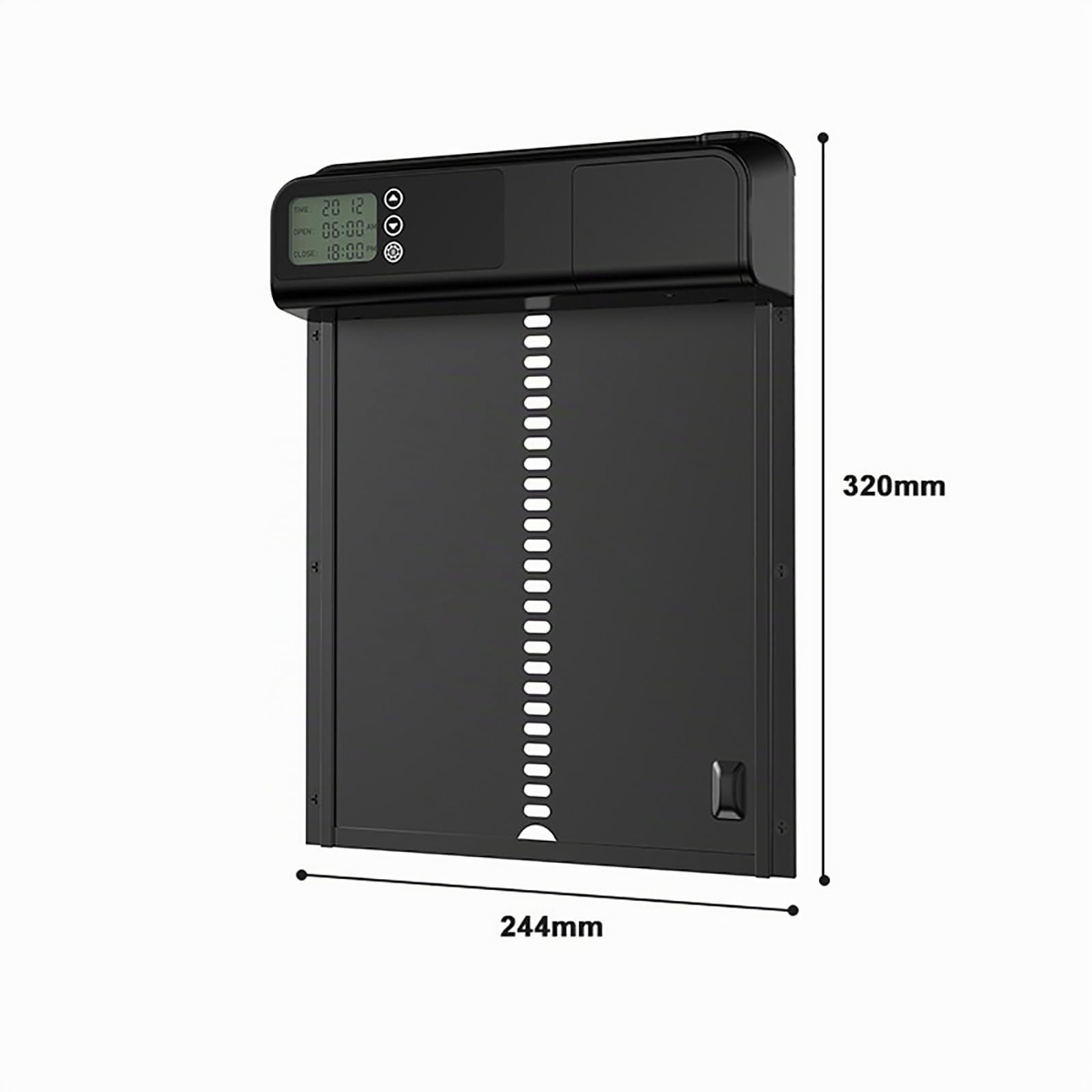 alovez-porte-poulailler-automatique-anti-pincement-noire image 2