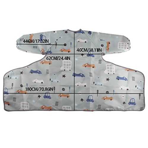 tomedeks-bavoir-b-b-manches-longues-voiture-bleu image 8