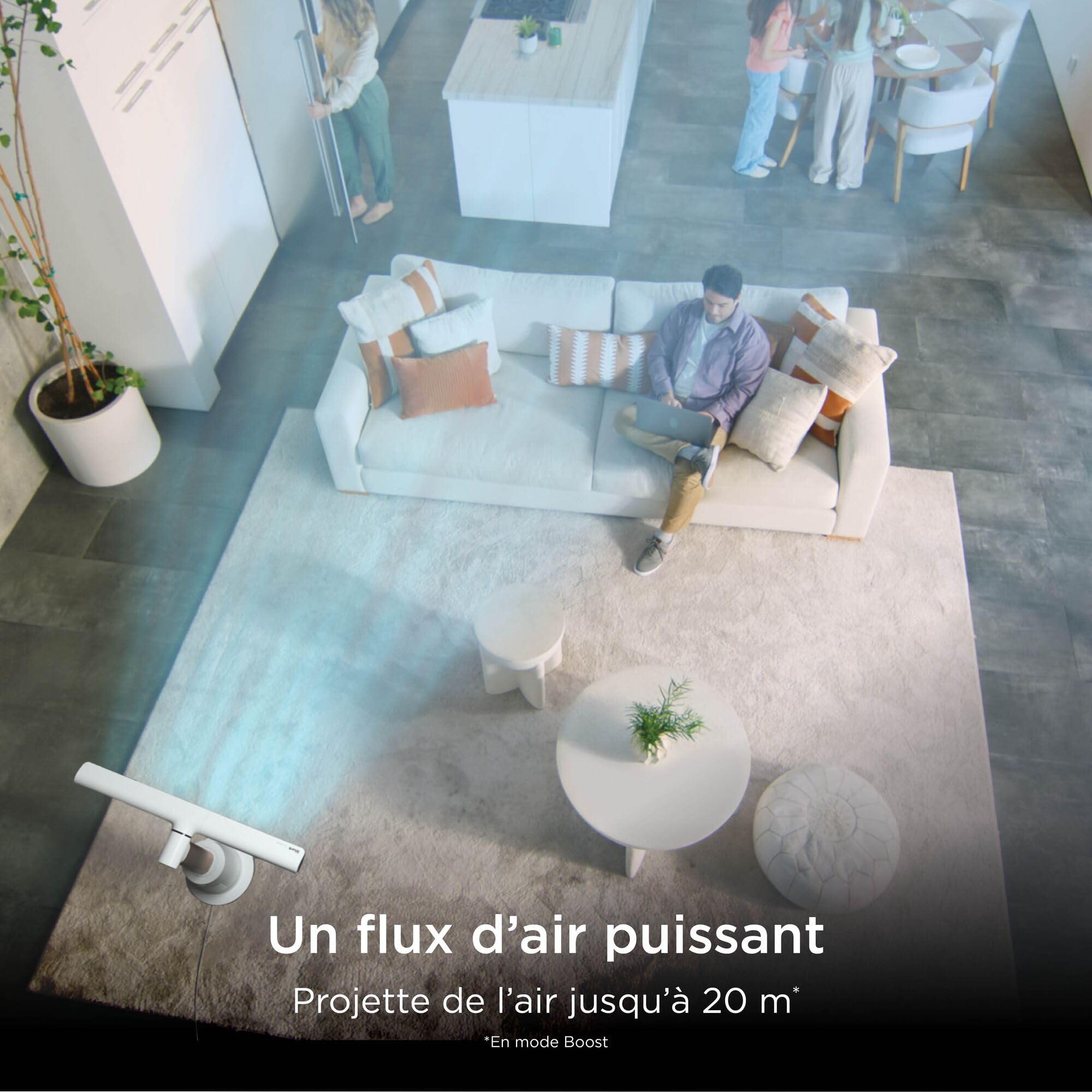shark-turboblade-ventilateur-colonne-sans-pale-blanc-10-vitesses-180 image 2