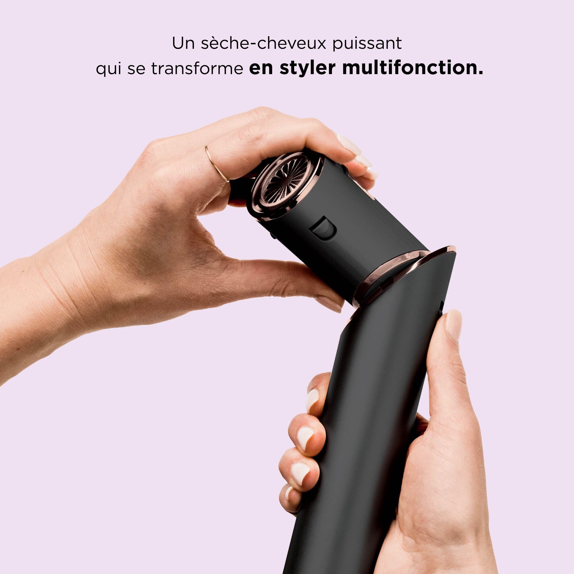 shark-flexstyle-hd440eu-styler-5-en-1-noir-rose-sans-chaleur image 3