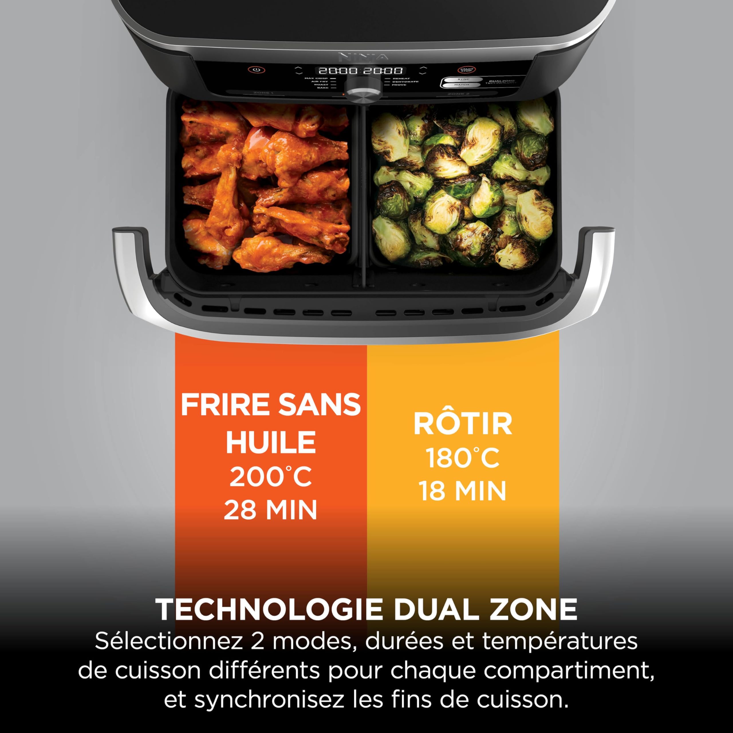 ninja-foodi-flexdrawer-af500eucp-friteuse-10-4-l-noir-cuivre image 7