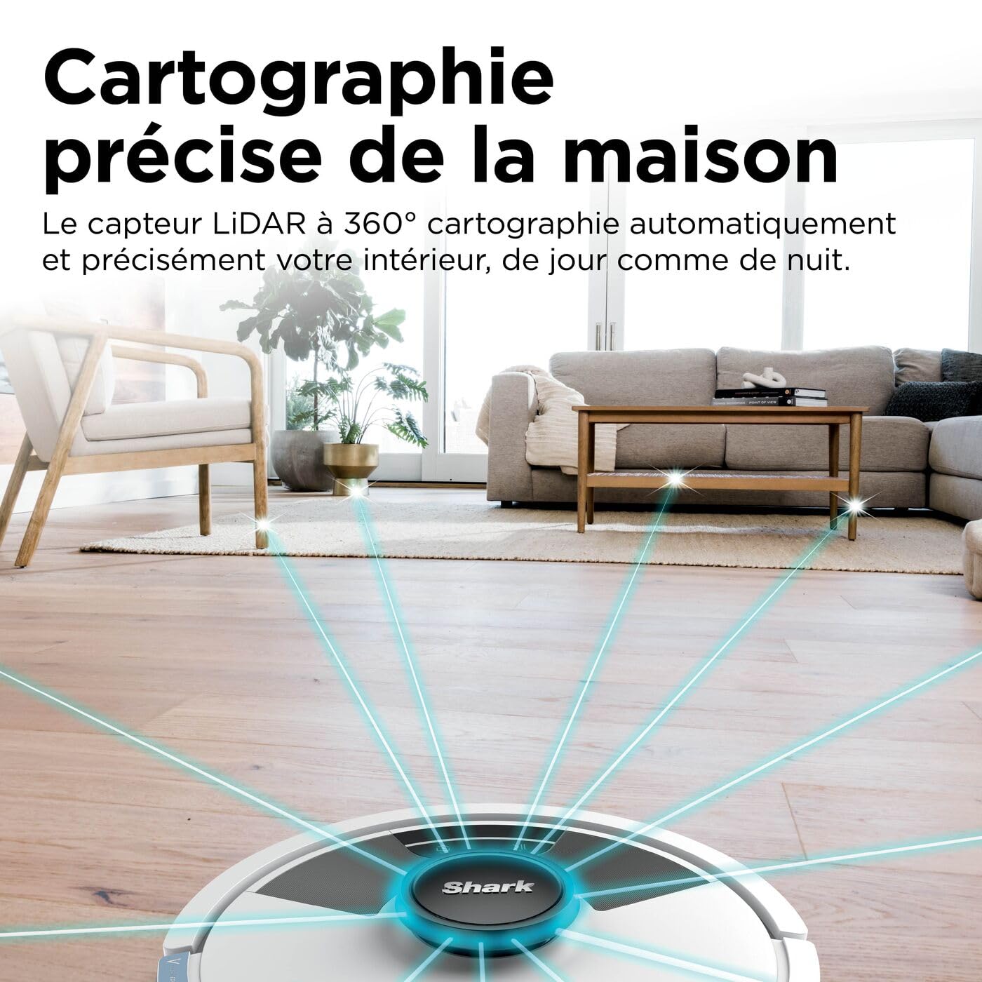 shark-matrix-plus-robot-aspirateur-laveur-blanc-60-jours image 5