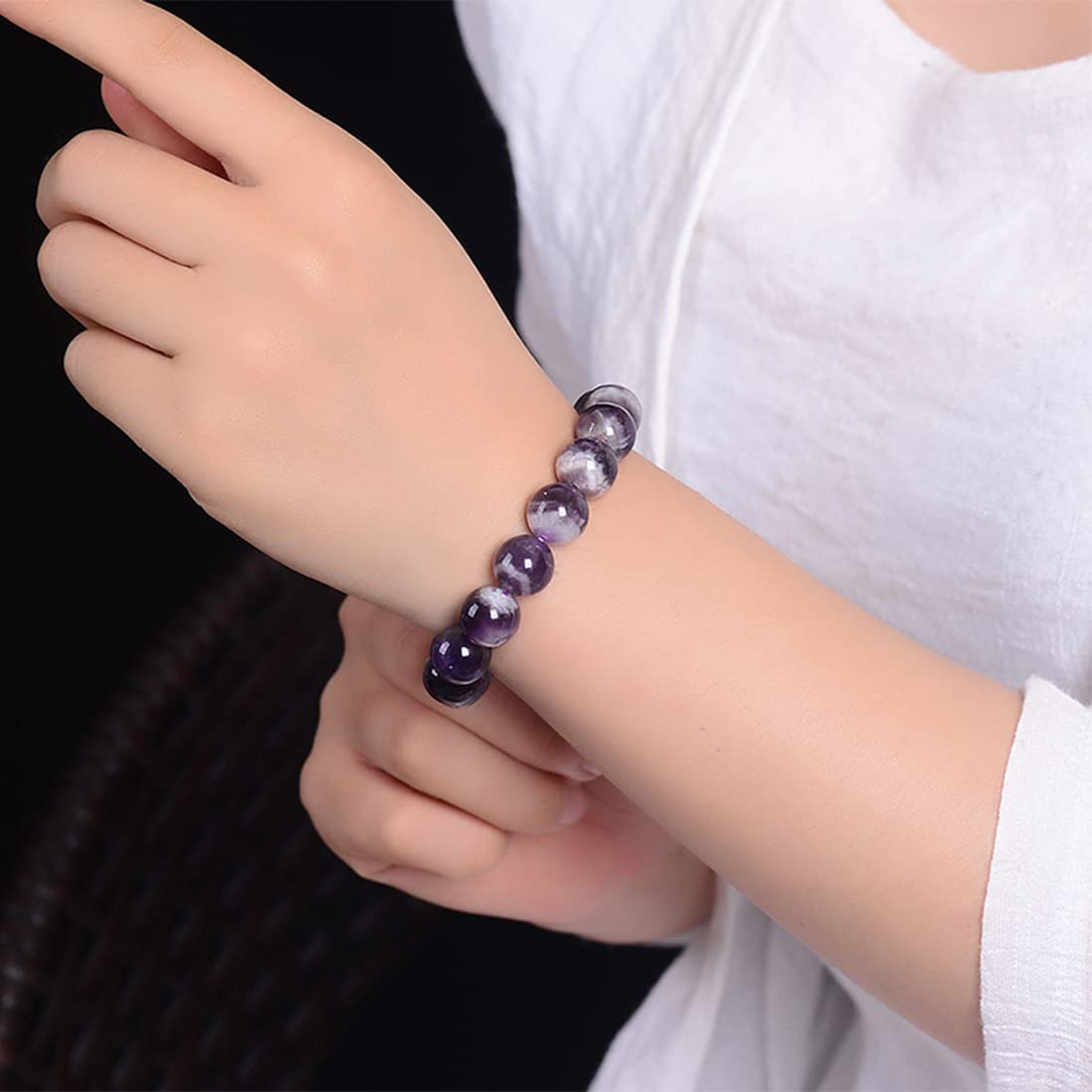 tomedeks-bracelet-fantaisie-violet-8-mm-lastique image 6