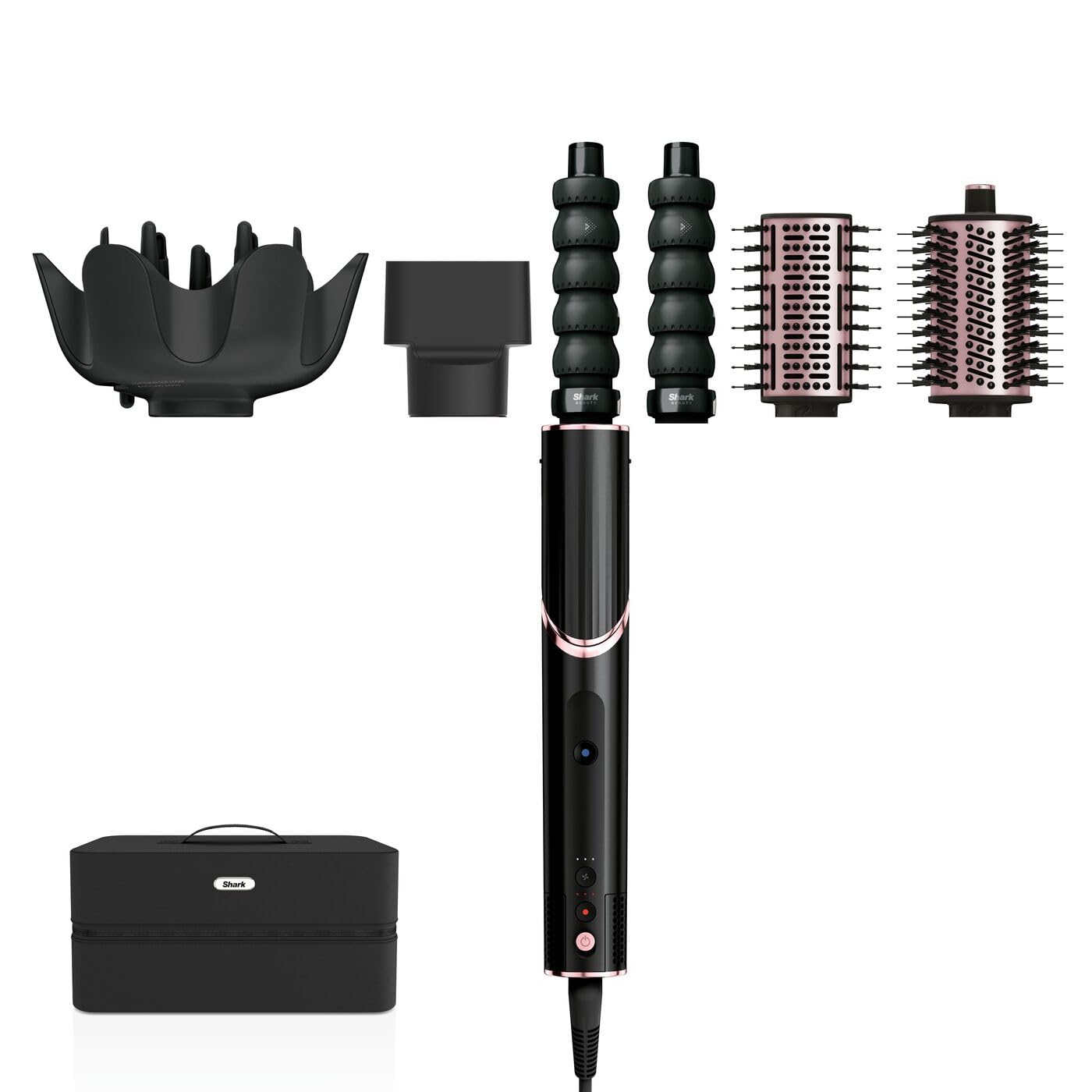 shark-flexstyle-hd440eu-styler-5-en-1-noir-rose-sans-chaleur image 1
