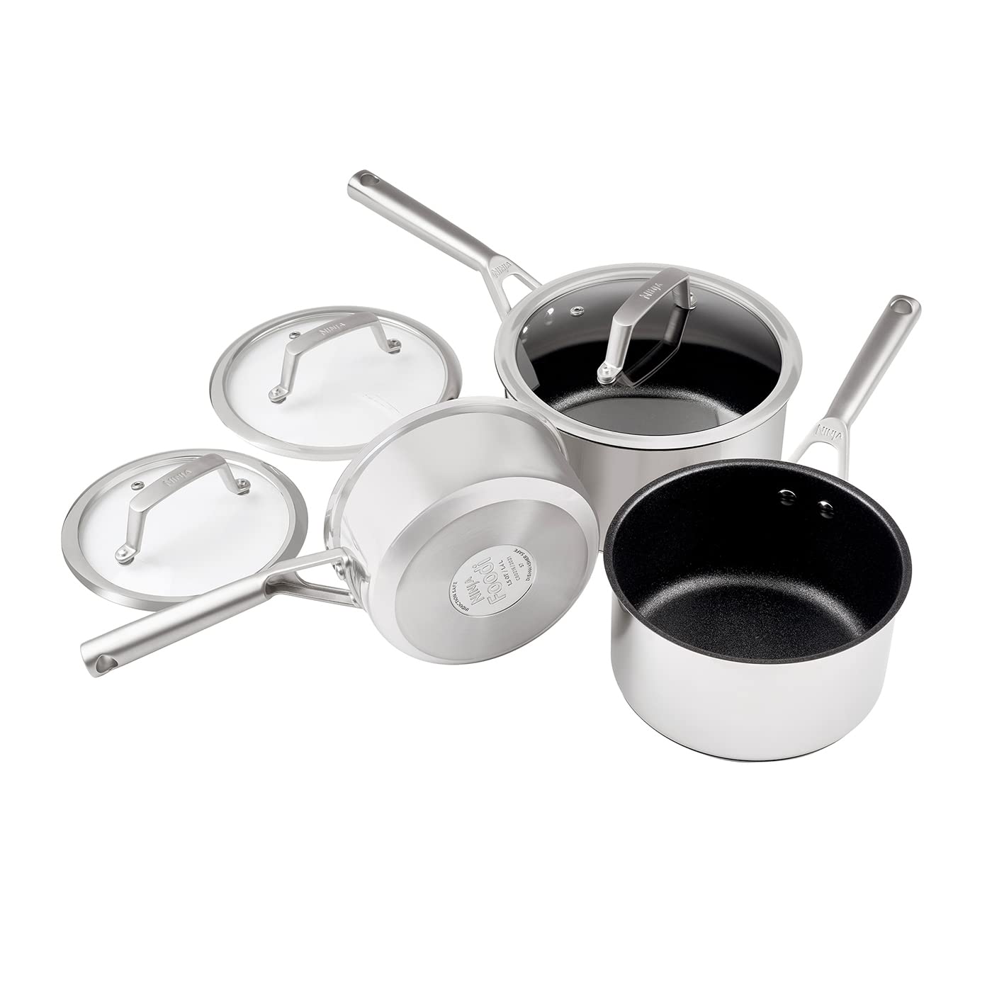 ninja-zerostick-batterie-3-casseroles-inox-16-18-20-cm image 1