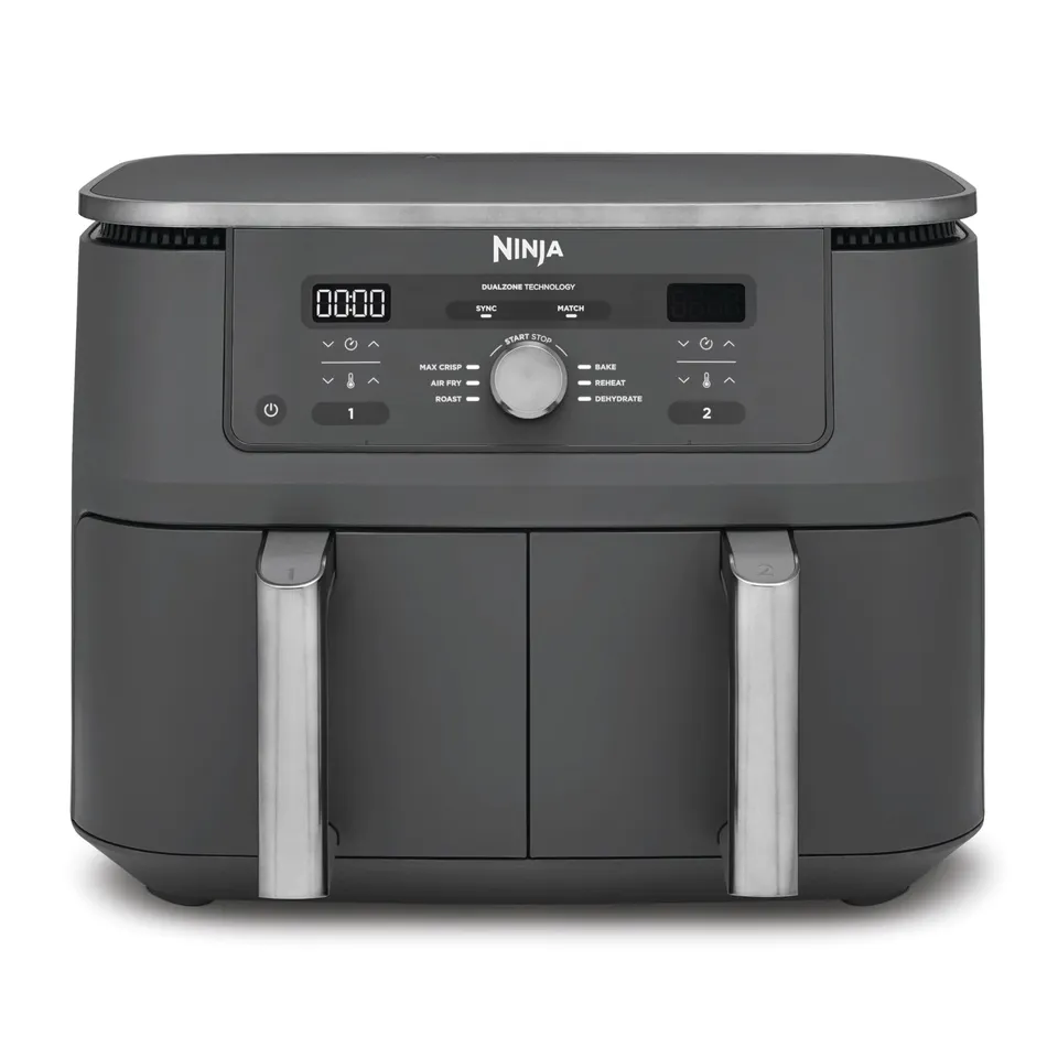 ninja-dual-zone-max-friteuse-sans-huile-gris-m-tal-9-5l image 1
