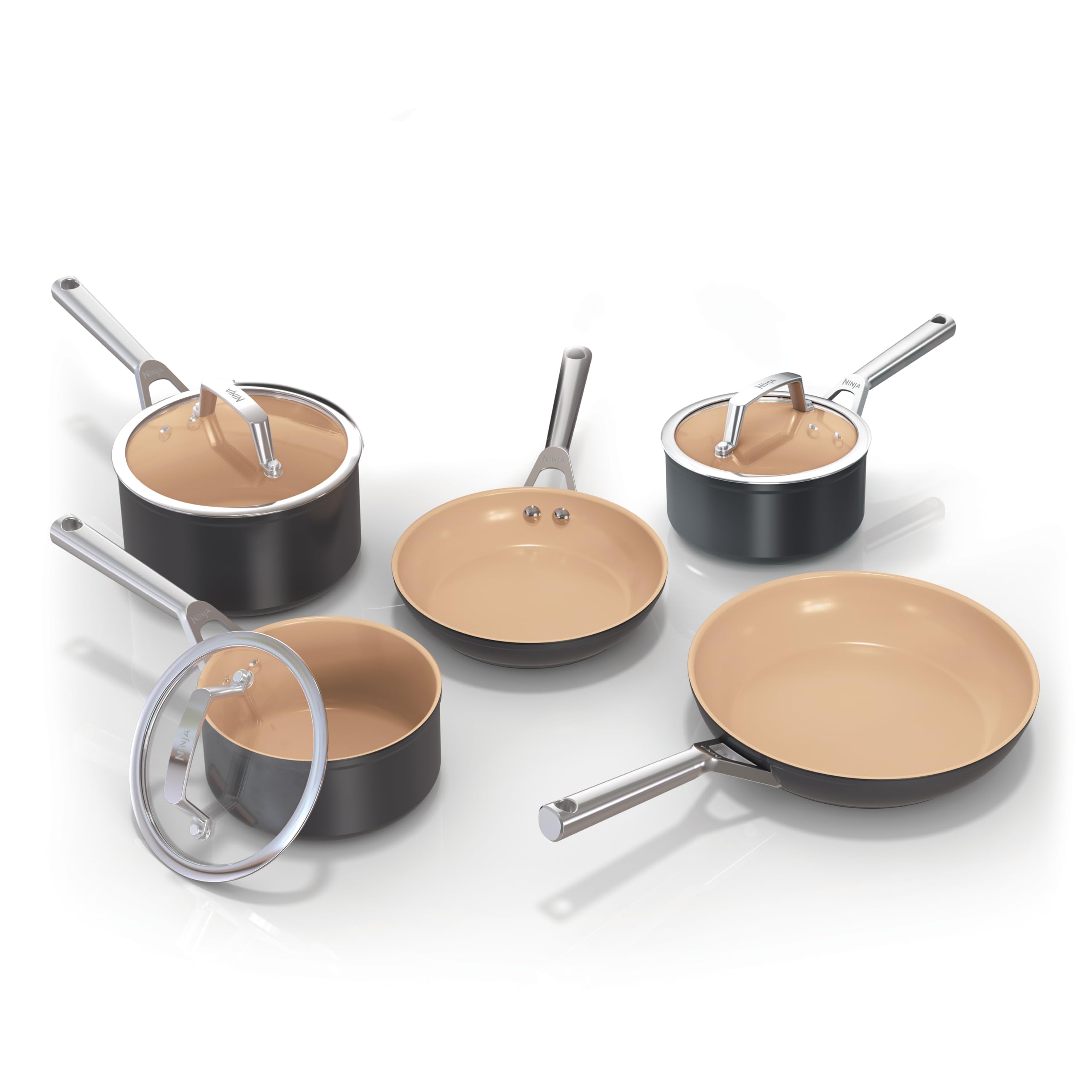 ninja-extended-life-po-le-24-cm-c-ramique-sans-pfas-terre image 3