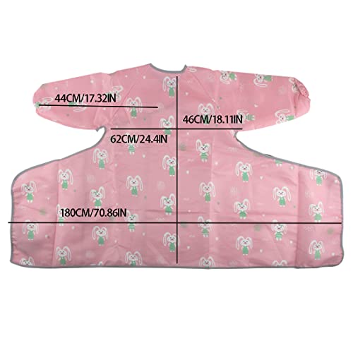 tomedeks-bavoir-b-b-manches-longues-lapin-rose image 8
