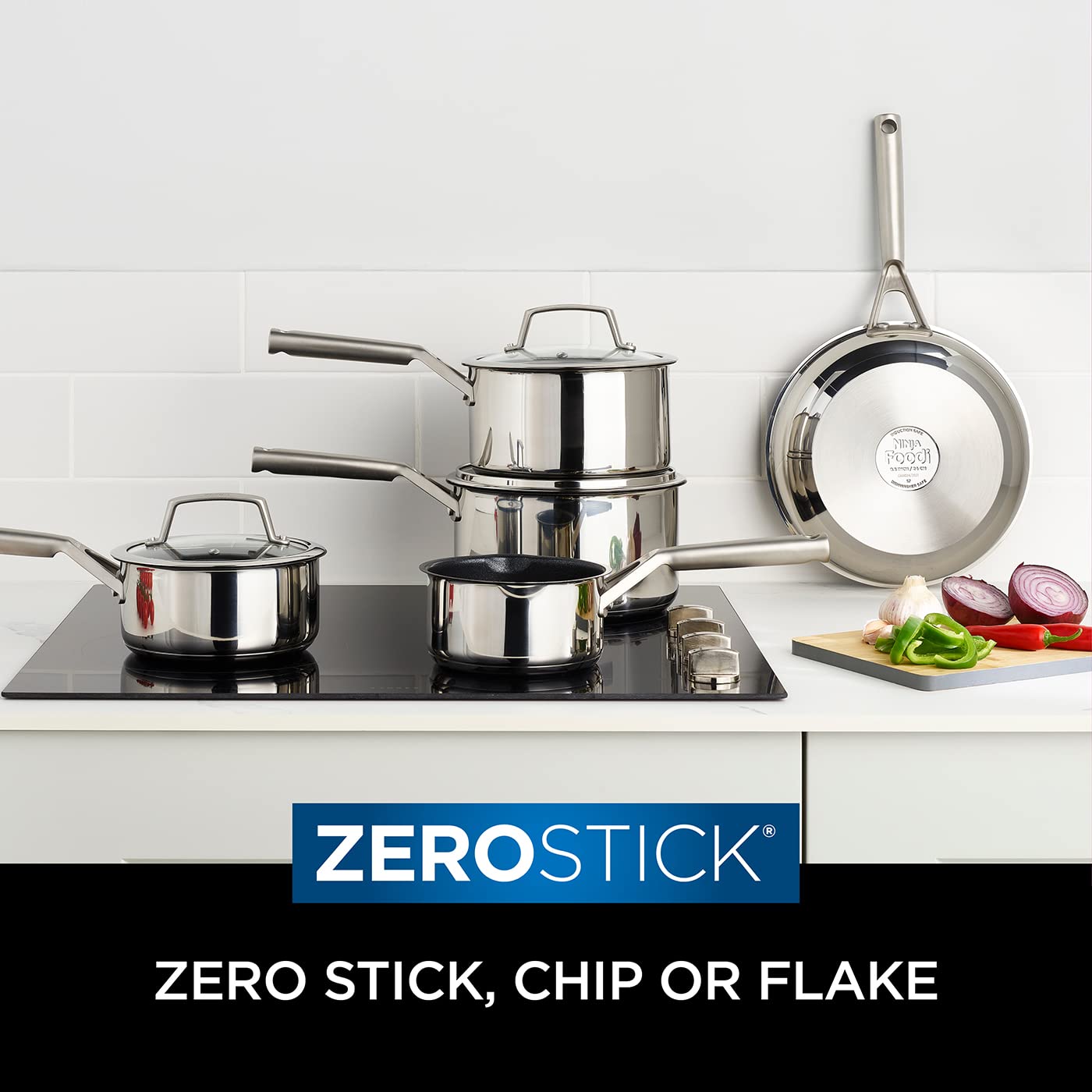 ninja-zerostick-po-le-inox-26-cm-couvercle-verre-induction image 2