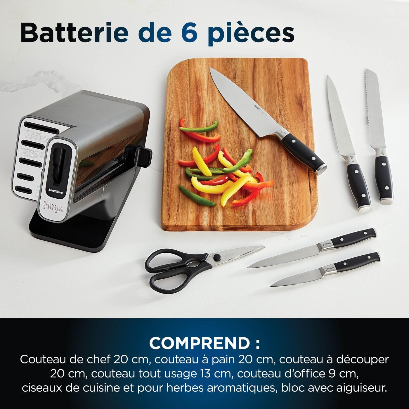 ninja-foodi-staysharp-bloc-couteaux-6-pcs-aff-teur-noir image 3