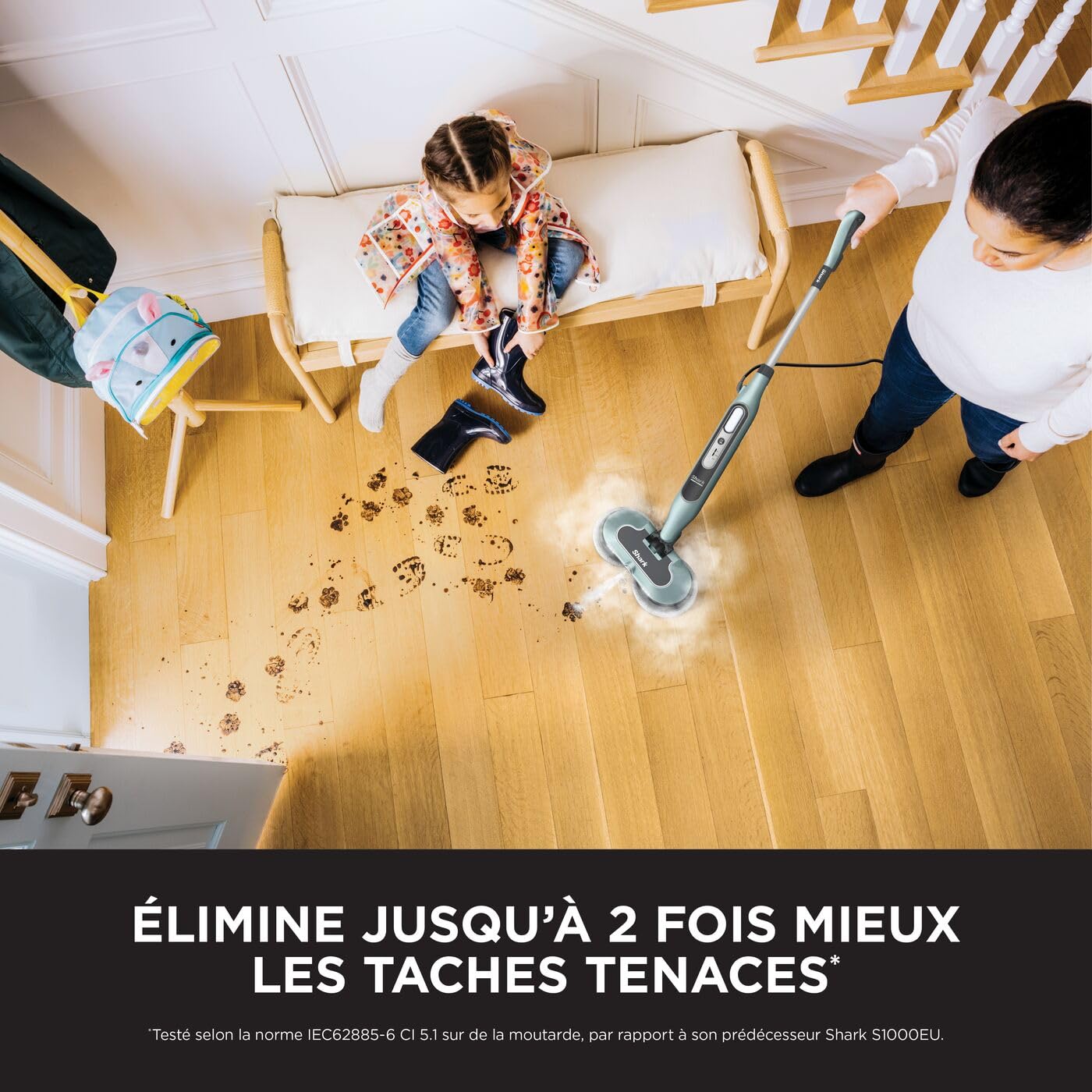 shark-steam-mop-balai-vapeur-automatique-blanc-gris image 3
