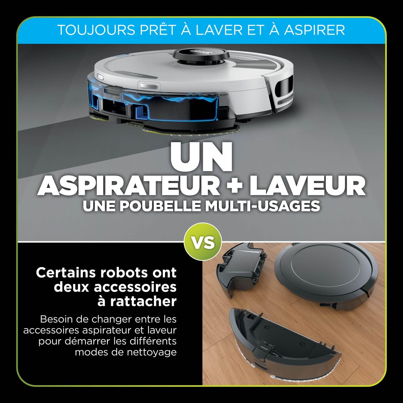 shark-matrix-plus-robot-aspirateur-laveur-blanc-60-jours image 3