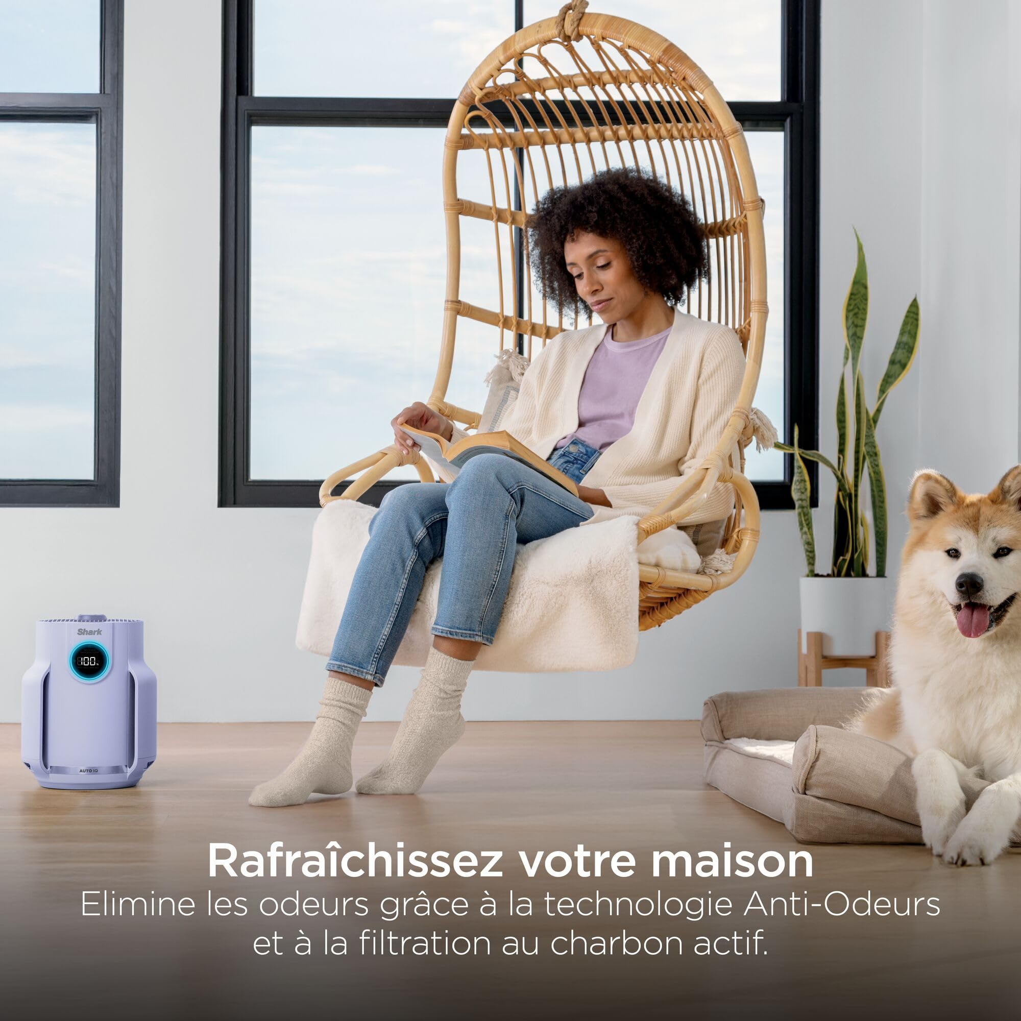 shark-neverchange-purificateur-air-compact-lila-5-ans-hepa image 4