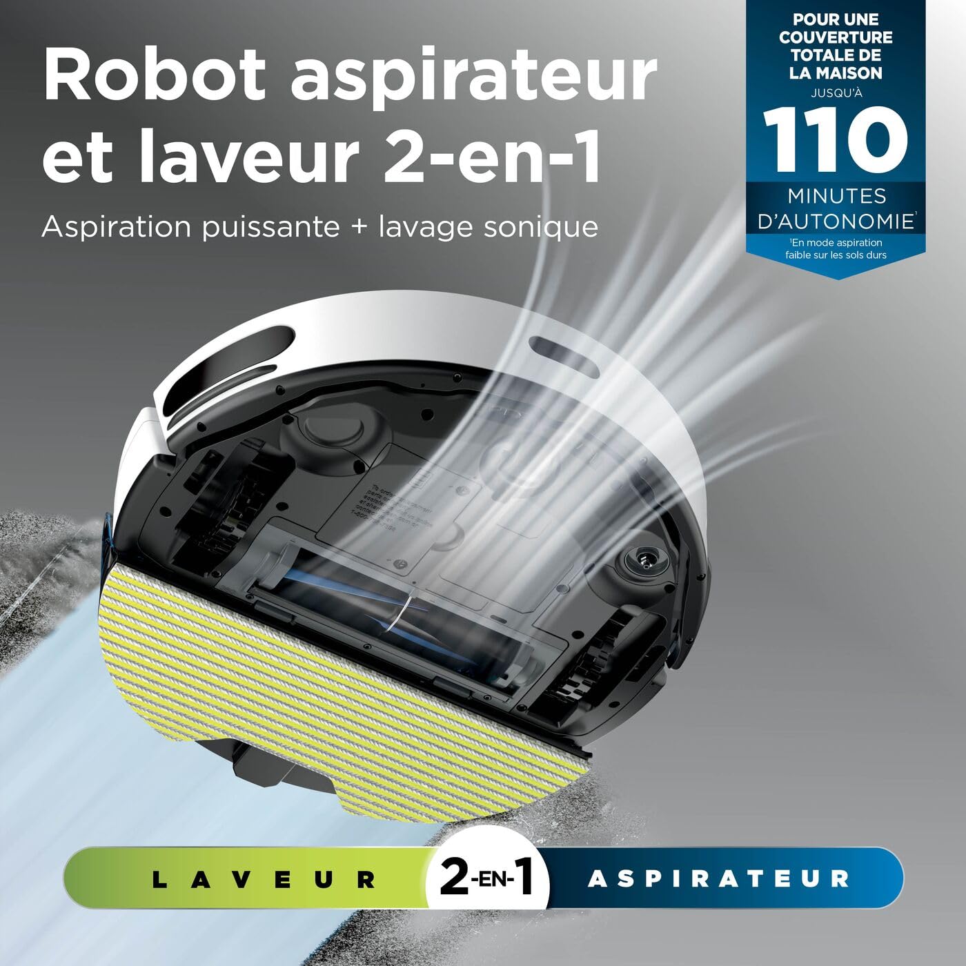 shark-matrix-plus-robot-aspirateur-laveur-blanc-60-jours image 2