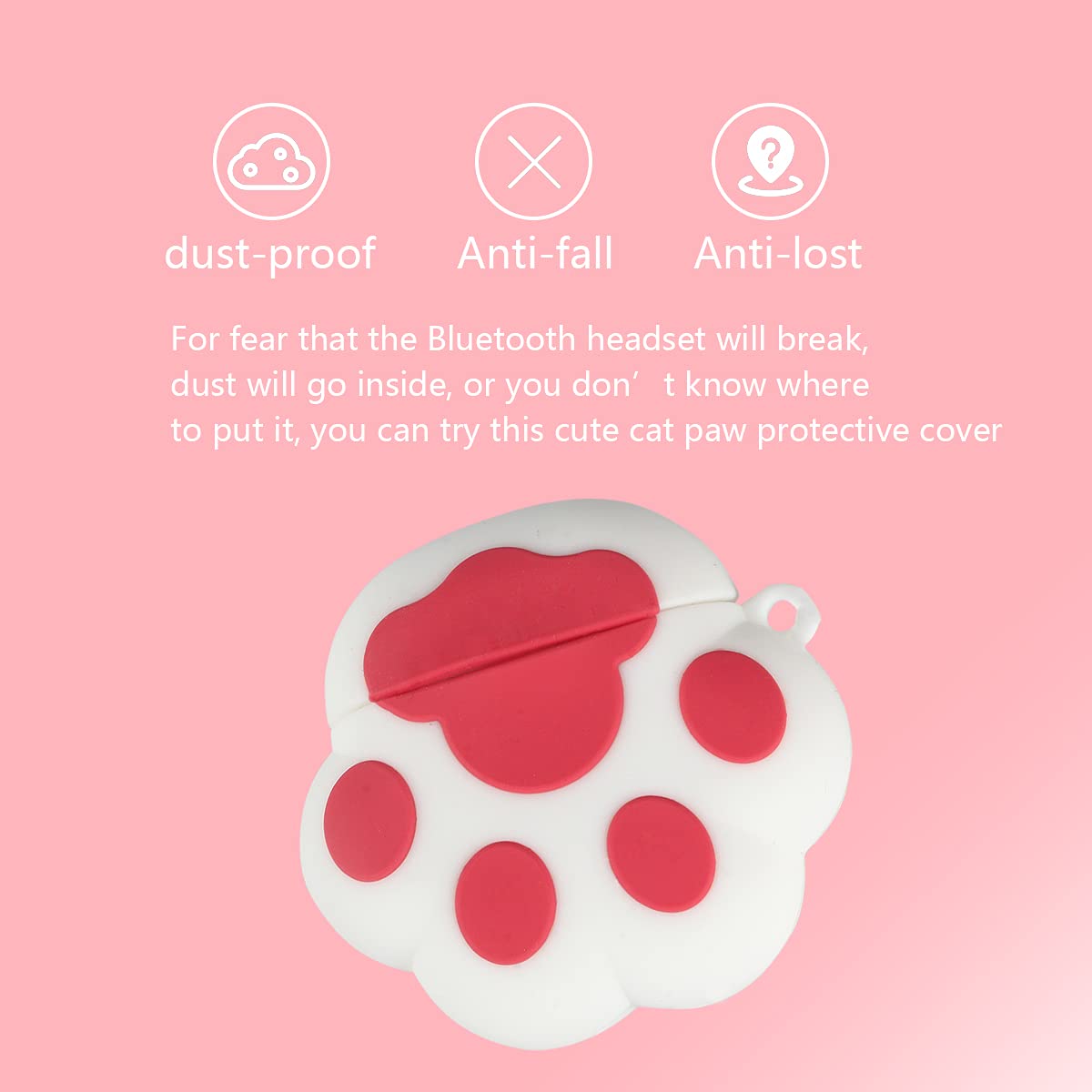 tomedeks-coque-airpods-1-2-silicone-patte-chat-blanche image 4