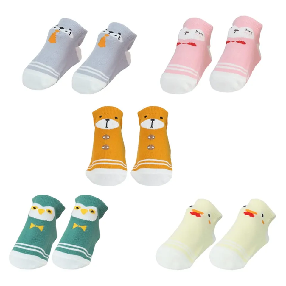 tomedeks-5-paires-chaussettes-b-b-coton-ant-d-rapantes image 1
