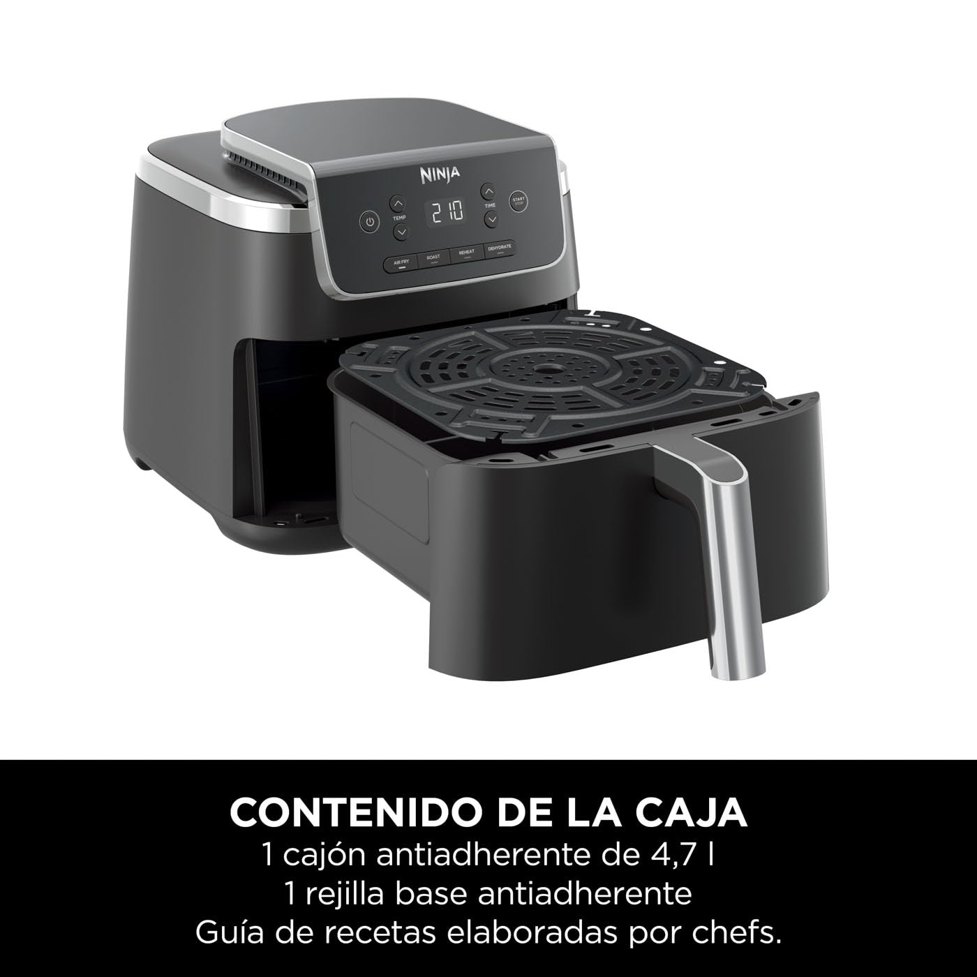 ninja-air-fryer-pro-af140eu-friteuse-sans-huile-4-7-l-noire image 2