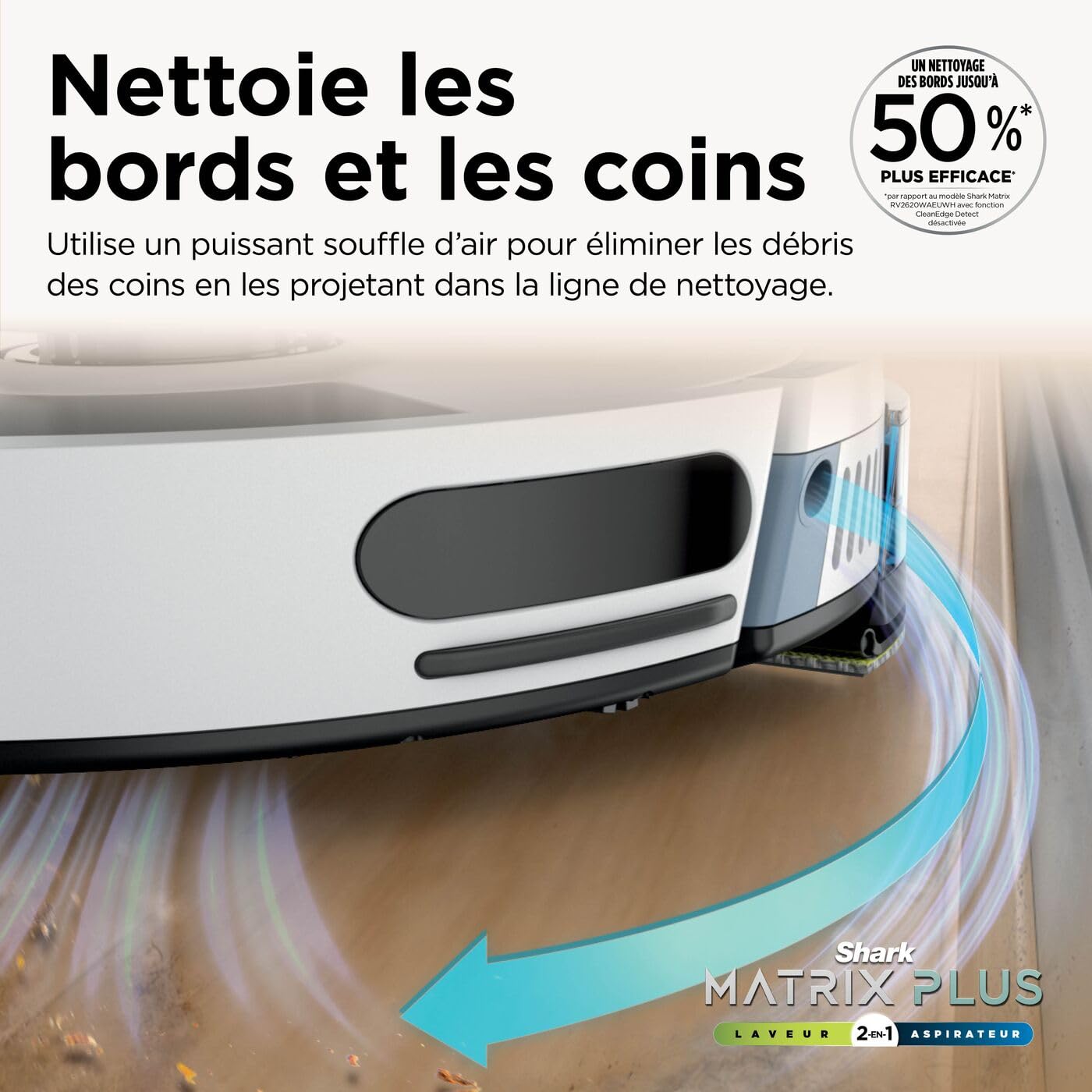 shark-matrix-plus-robot-aspirateur-laveur-blanc-60-jours image 8