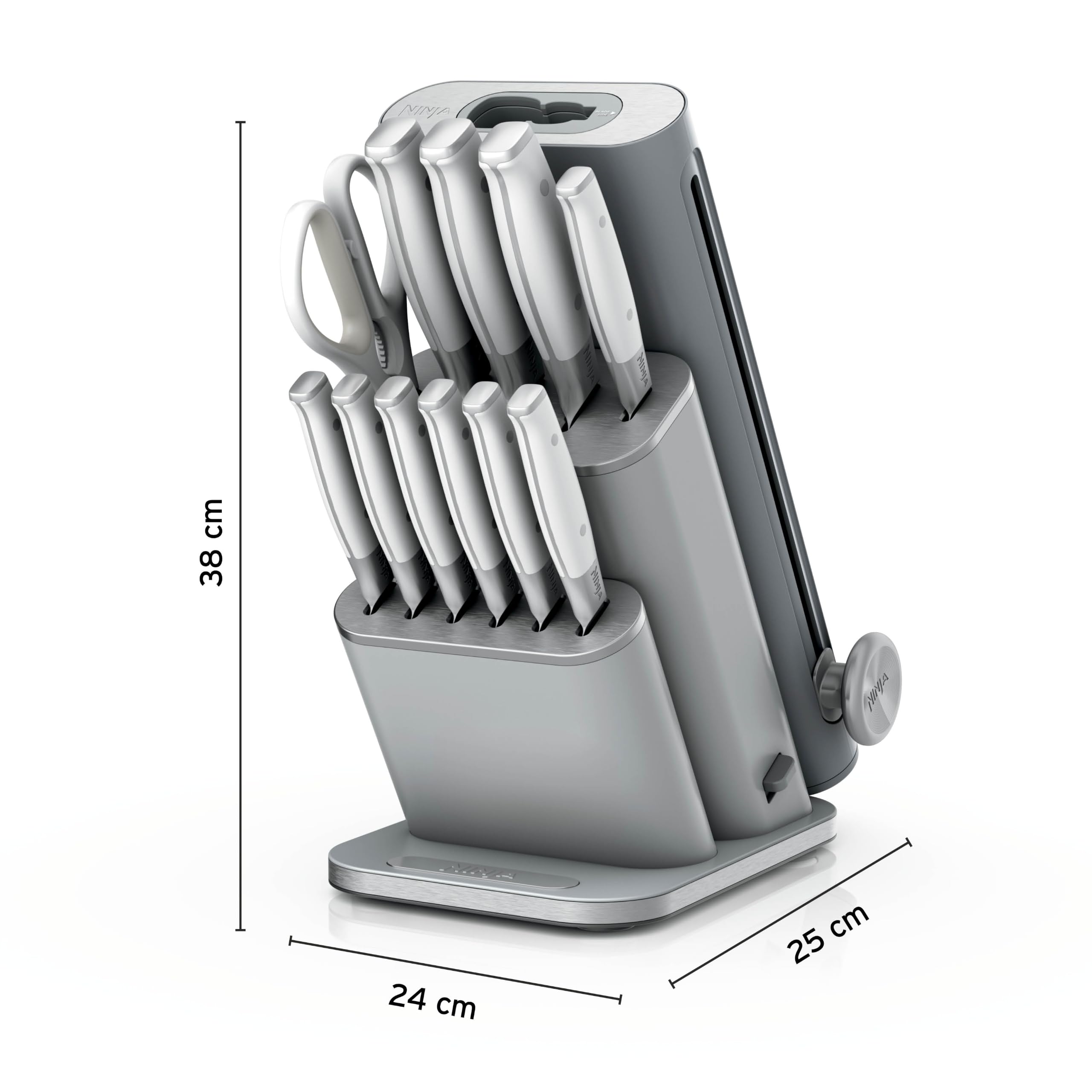ninja-staysharp-bloc-13-couteaux-blanc-aiguiseur-nk32013euukgy1 image 3