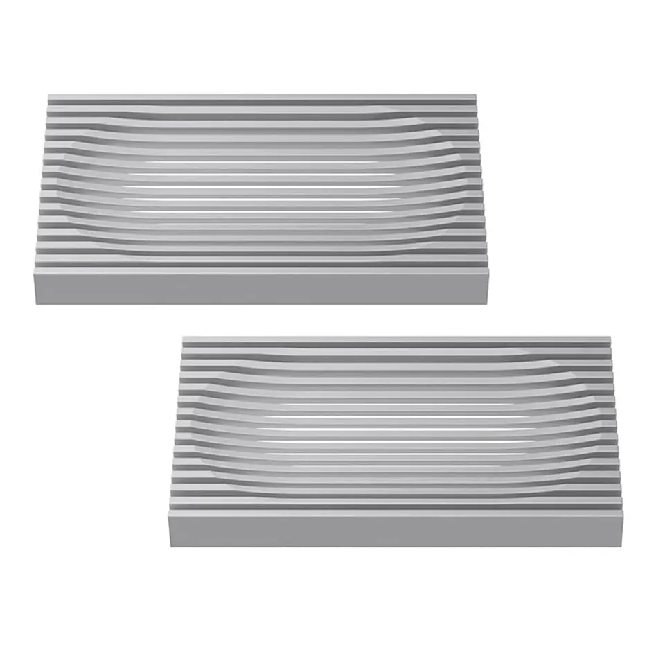 tomedeks-porte-savon-silicone-gris-x2-vacuation image 1