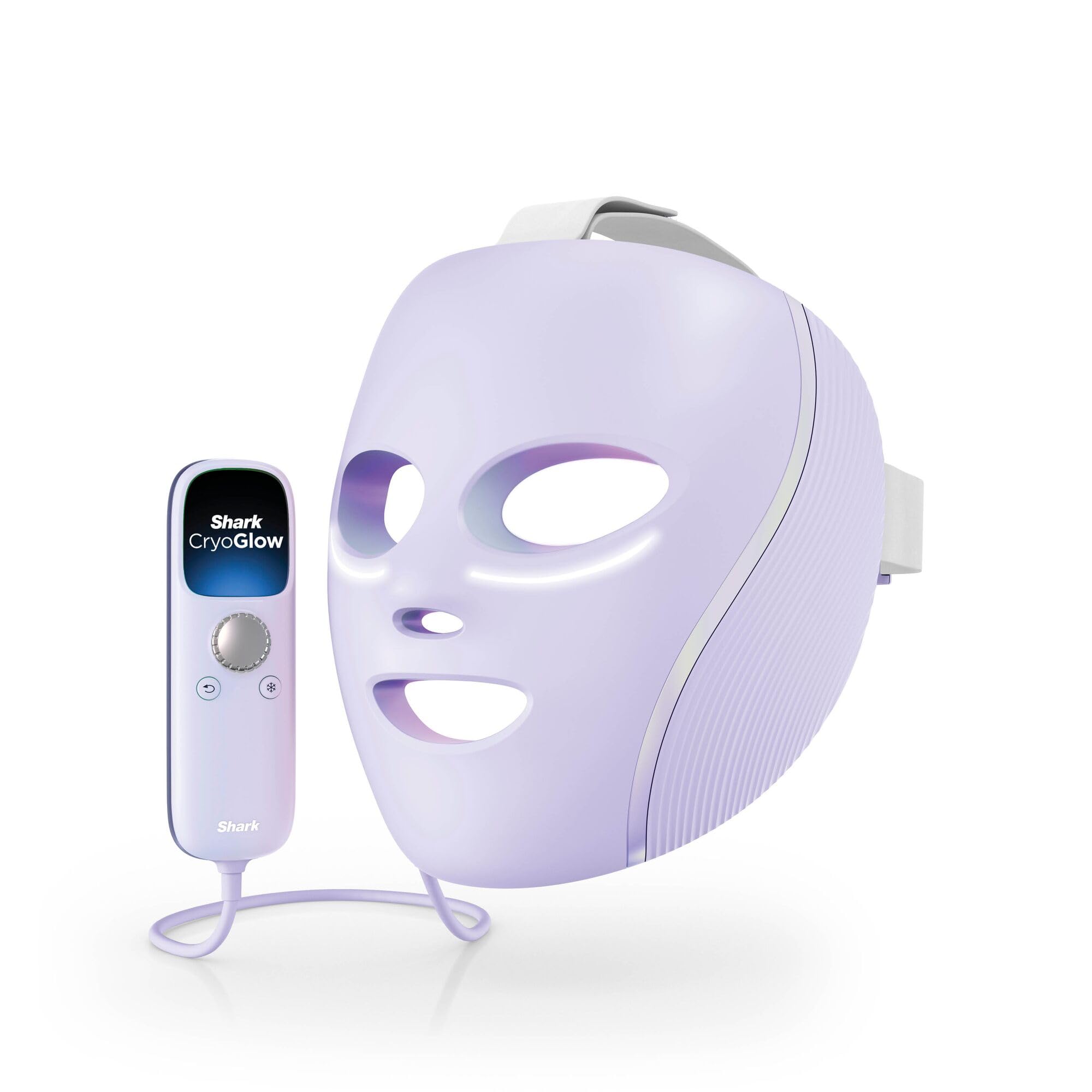 shark-cryoglow-masque-led-visage-lilas-lumi-re-rouge image 1
