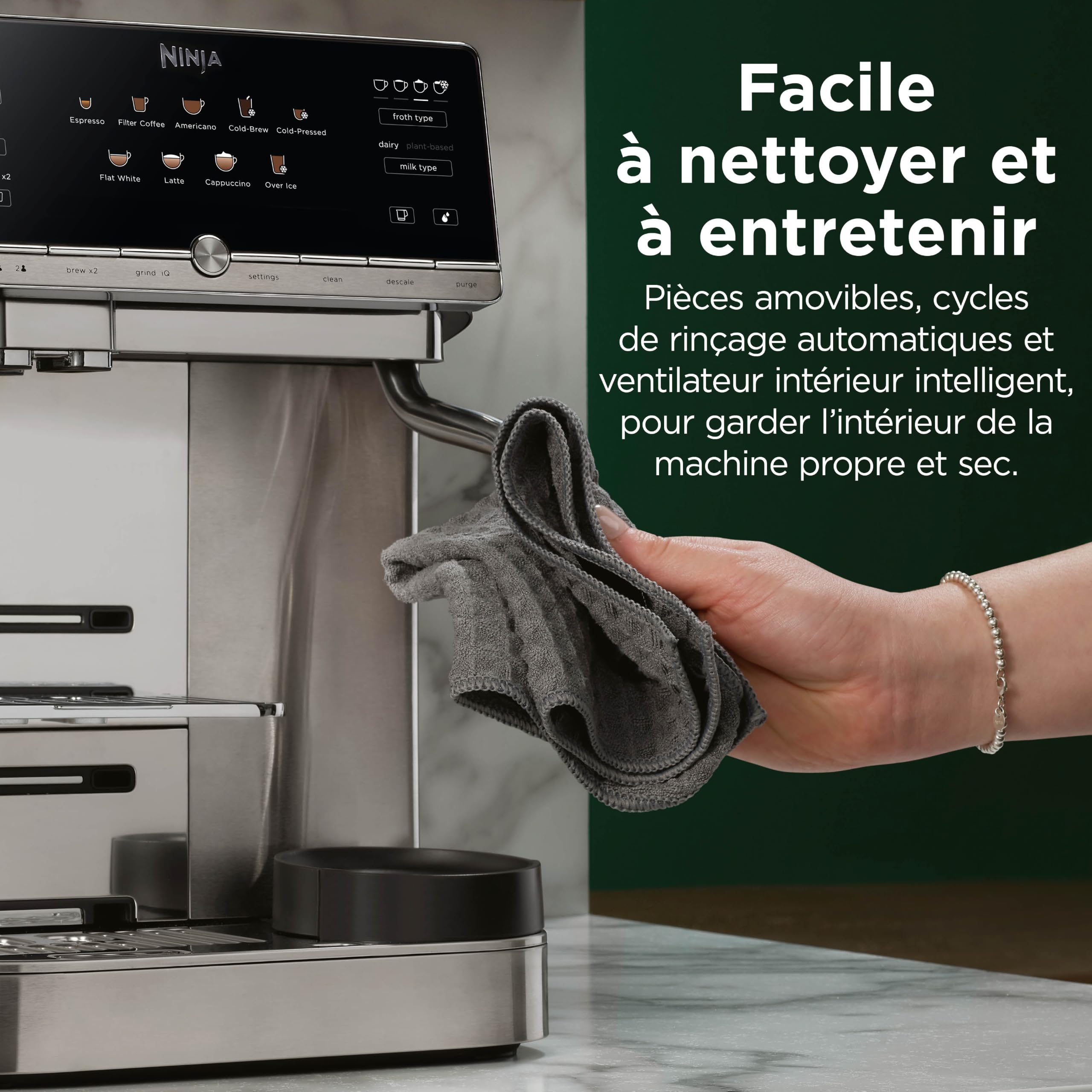 ninja-autobarista-machine-caf-grains-argent-ae1021eu image 8