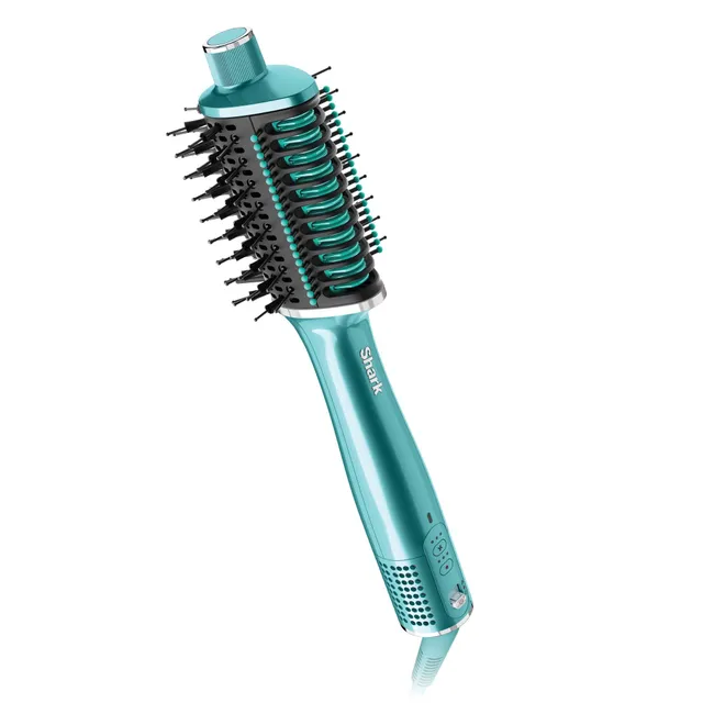 shark-glossi-ht302eutl-brosse-soufflante-2-en-1-turquoise image 1