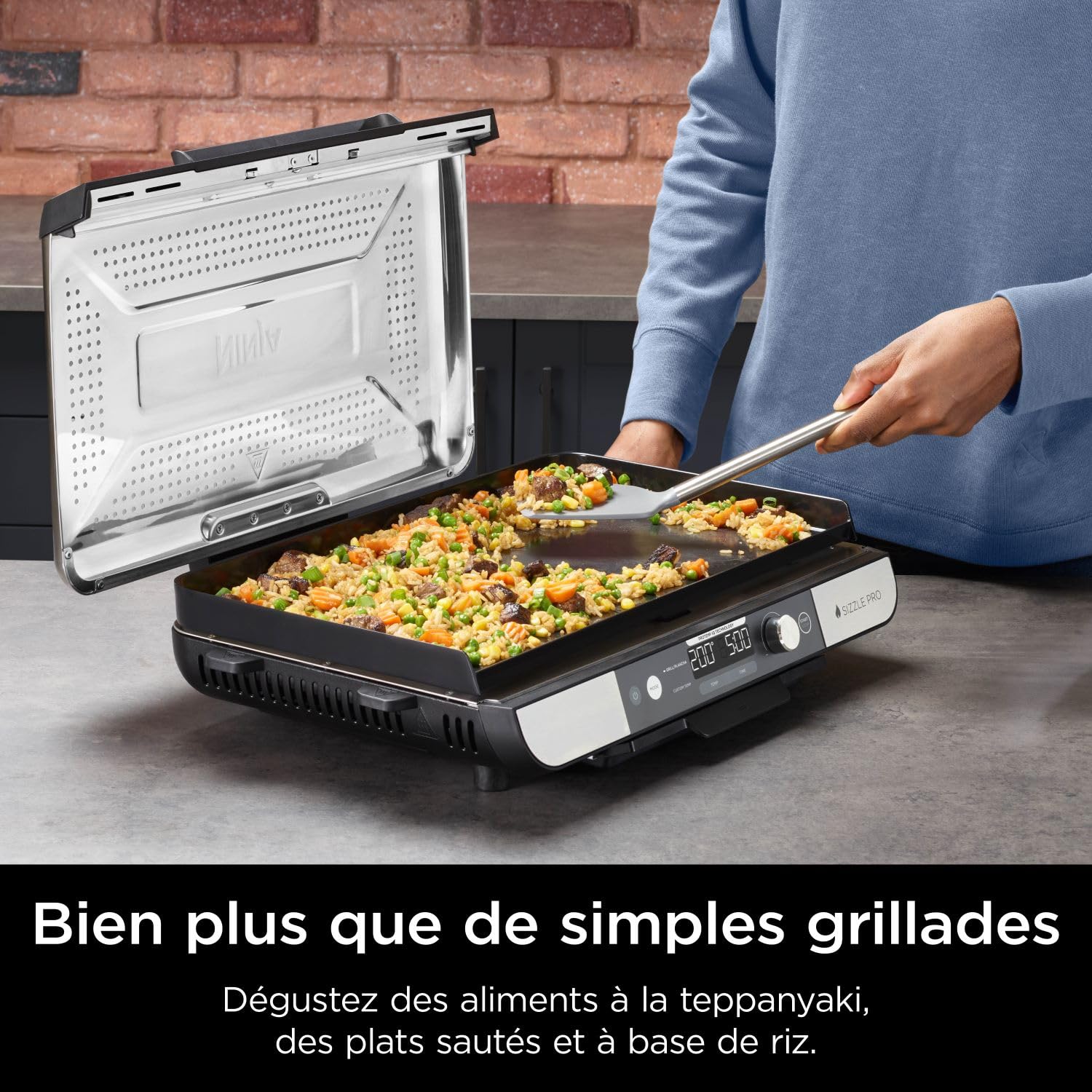 ninja-sizzle-pro-xl-grill-int-rieur-gx101eu-plancha-10-steaks image 6
