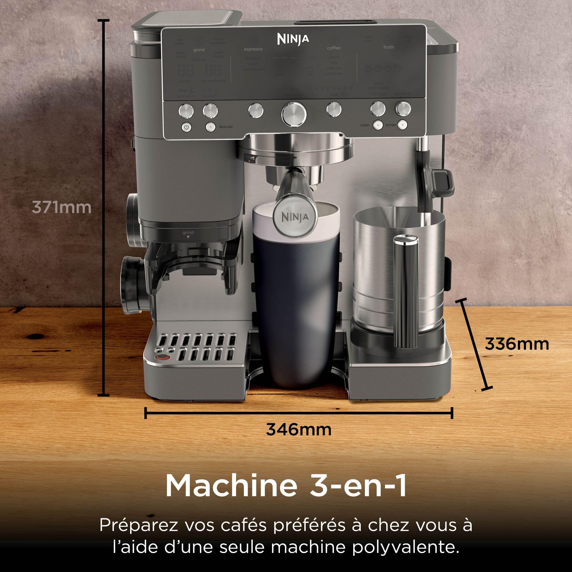 ninja-luxe-premier-es601eugm-machine-caf-grains-gris image 2