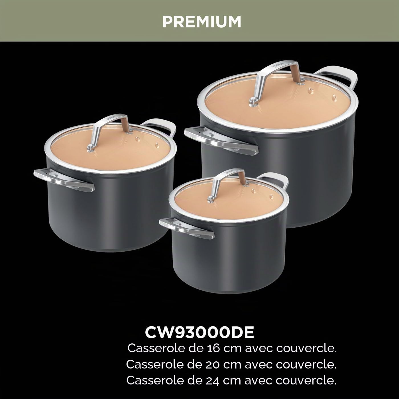 ninja-extended-life-cw9300de-lot-3-casseroles-c-ramique-terre image 2