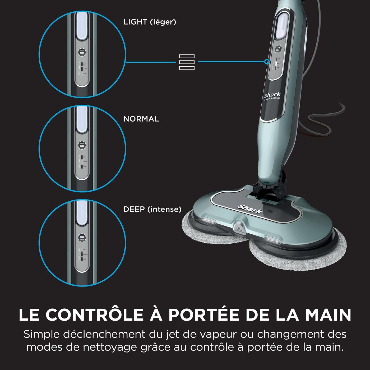 shark-steam-mop-balai-vapeur-automatique-blanc-gris image 6