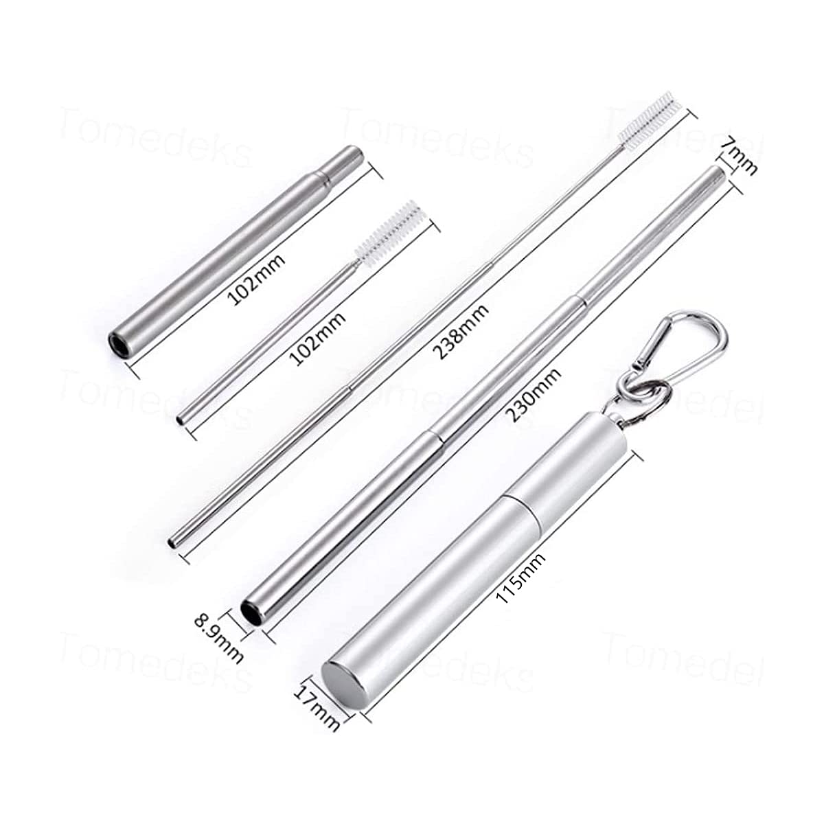tomedeks-pailles-inox-t-lescopiques-lot-2-brosses-colo image 2