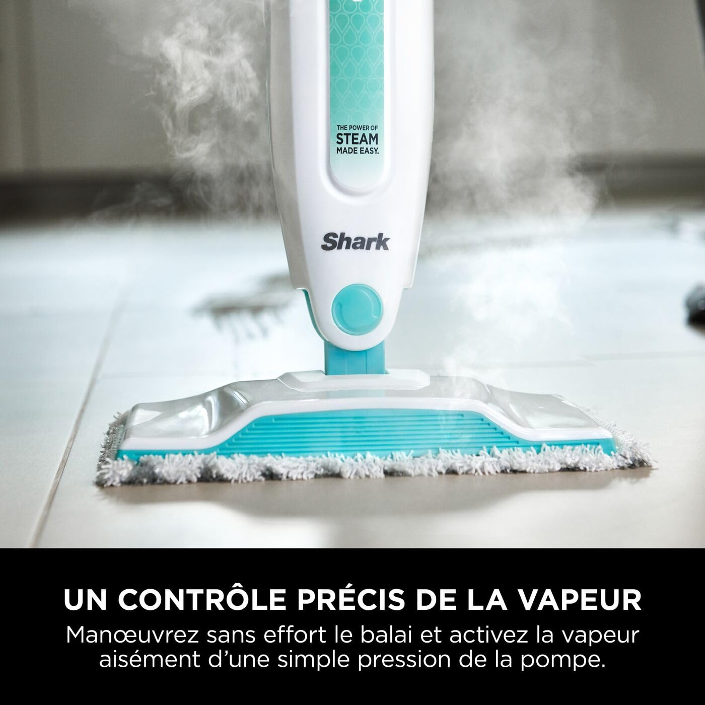 shark-balais-vapeur-steam-mop-sols-durs-blanc-vert image 3