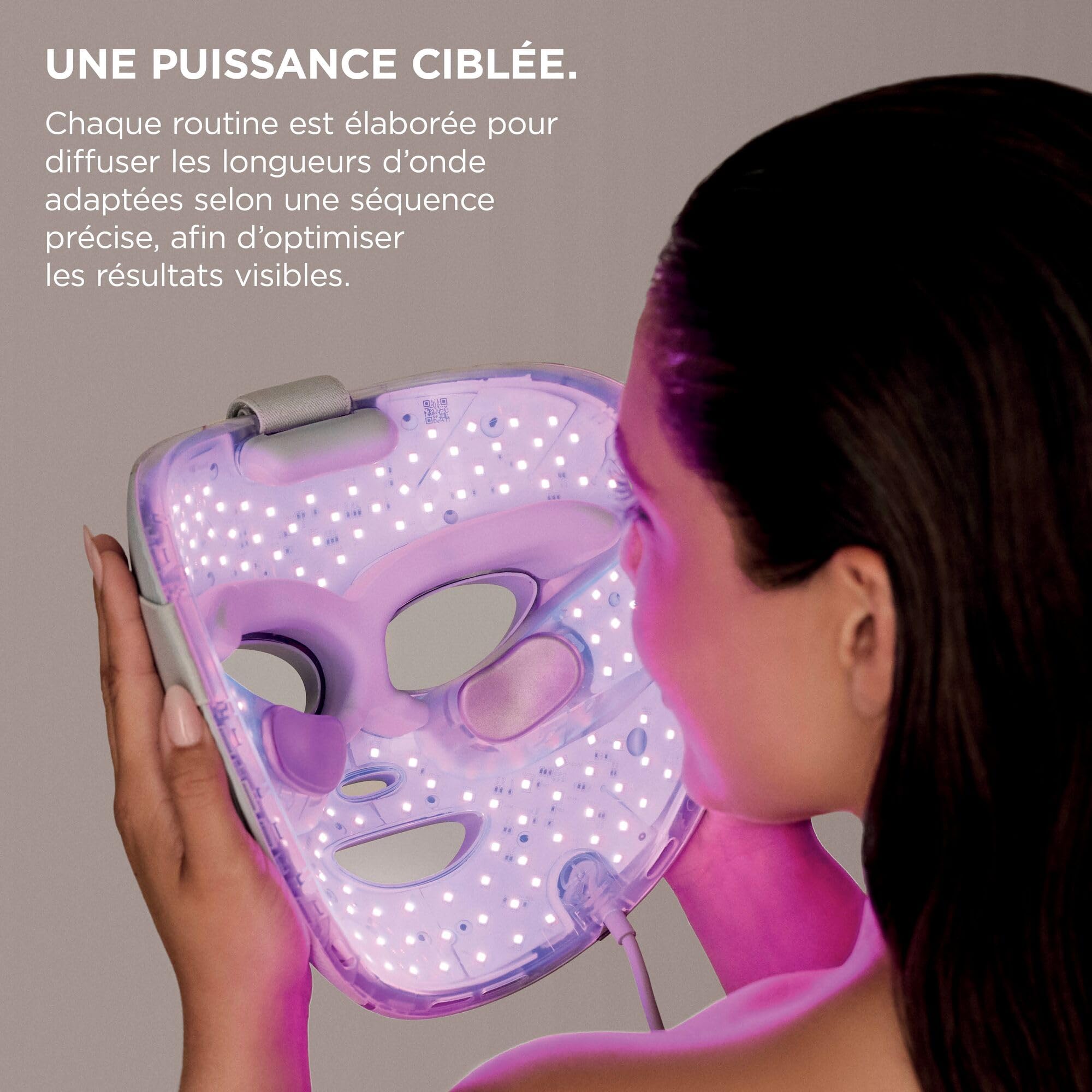 shark-cryoglow-masque-led-visage-lilas-lumi-re-rouge image 6
