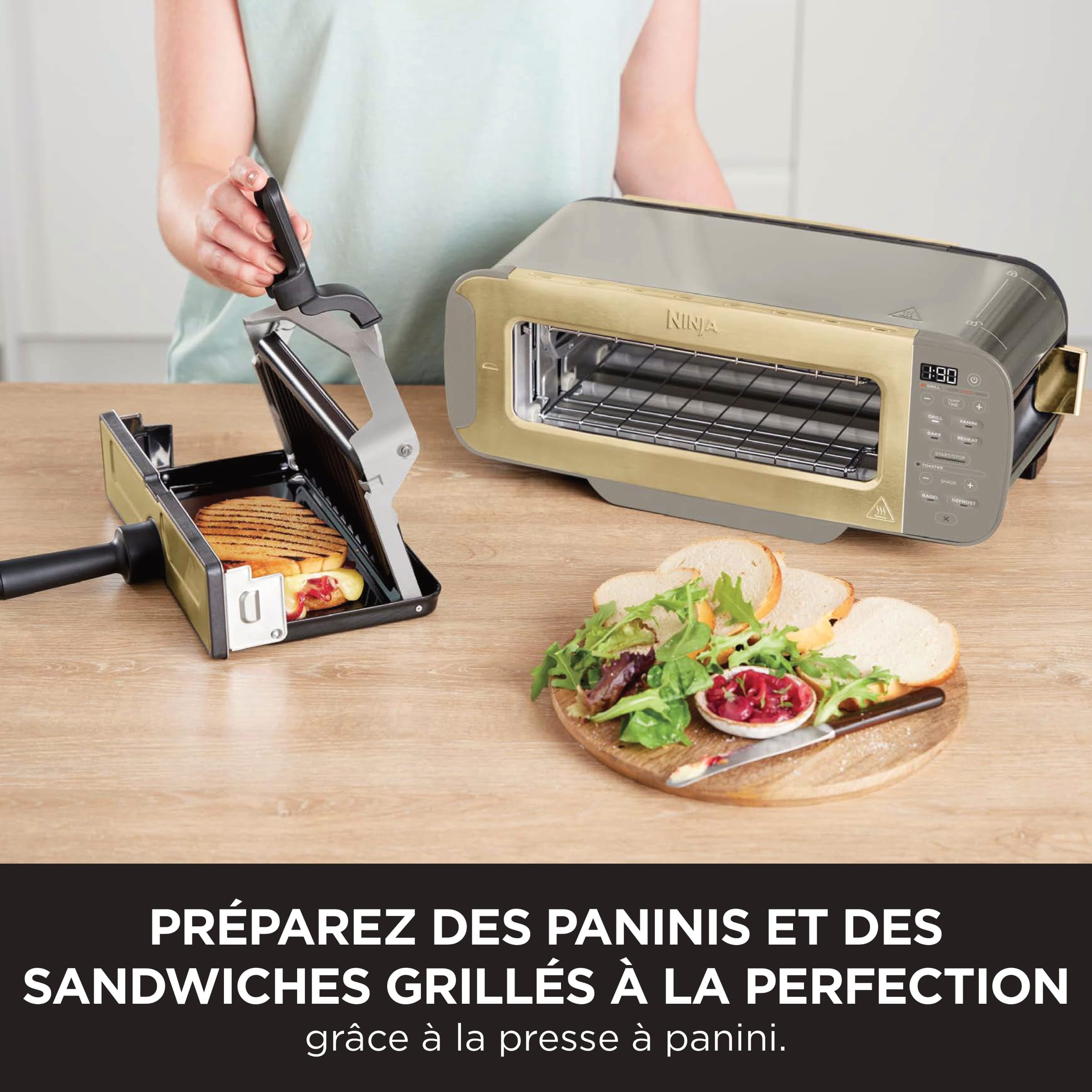 ninja-foodi-st202eustgd-grille-pain-3-en-1-stone-or image 5