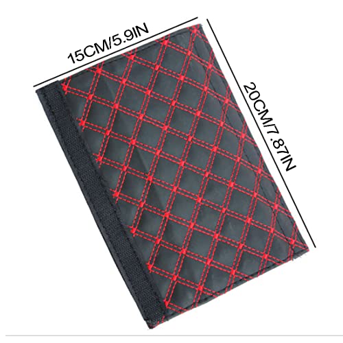 tomedeks-couvre-ceinture-voiture-cuir-coton-noir-rouge-tre-lot-2 image 8