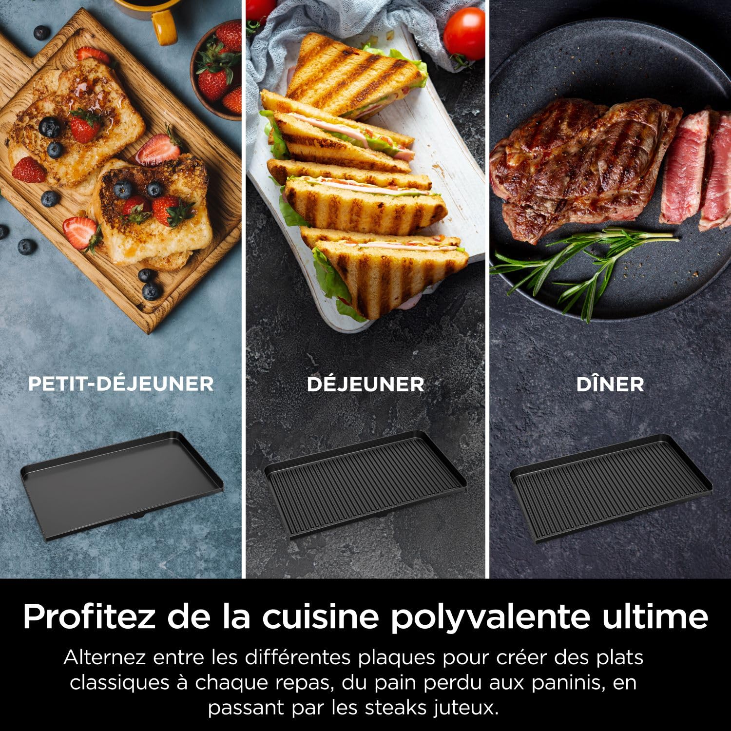 ninja-sizzle-pro-xl-grill-int-rieur-gx101eu-plancha-10-steaks image 3