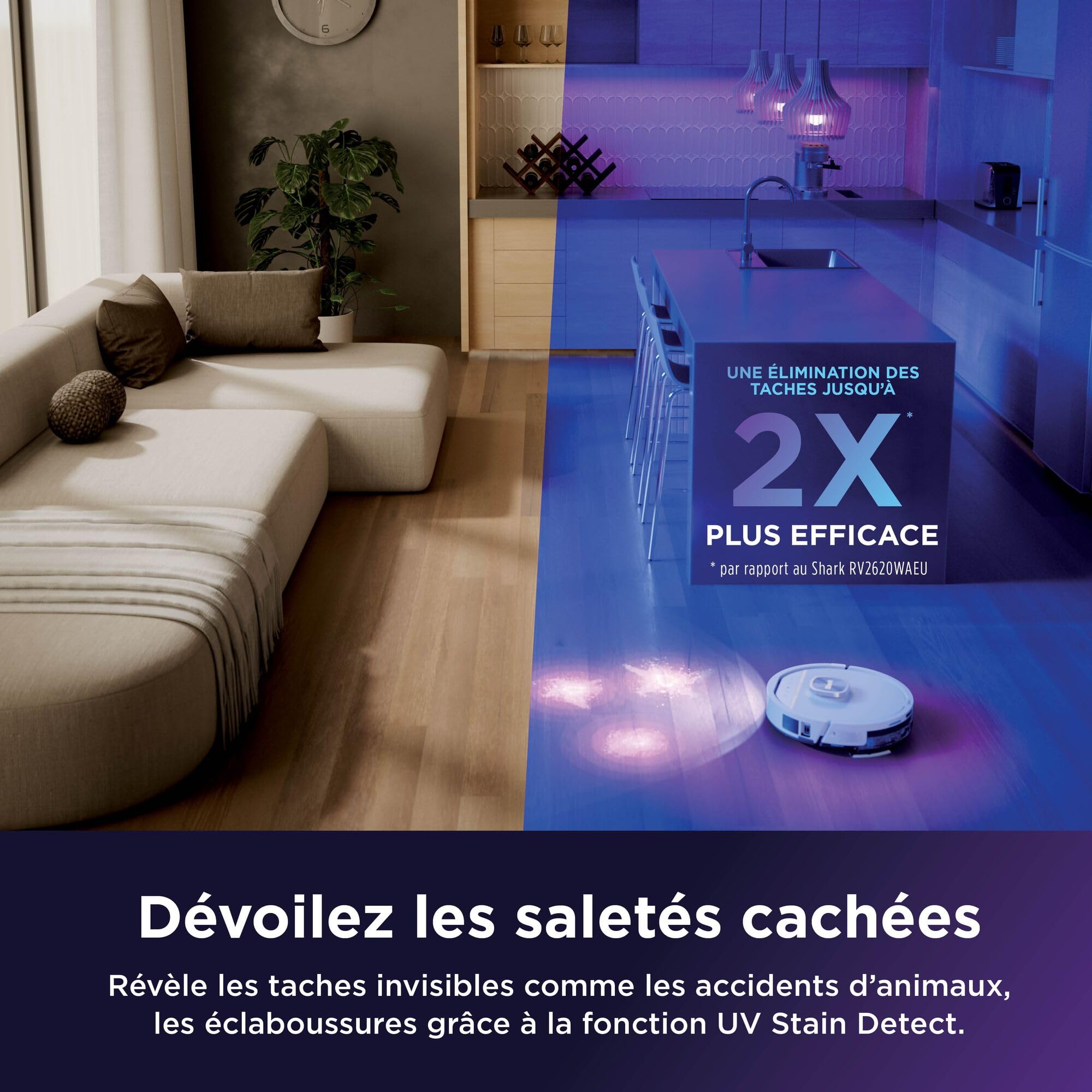 shark-powerdetect-uv-reveal-robot-aspirateur-laveur-blanc-essentiel image 3