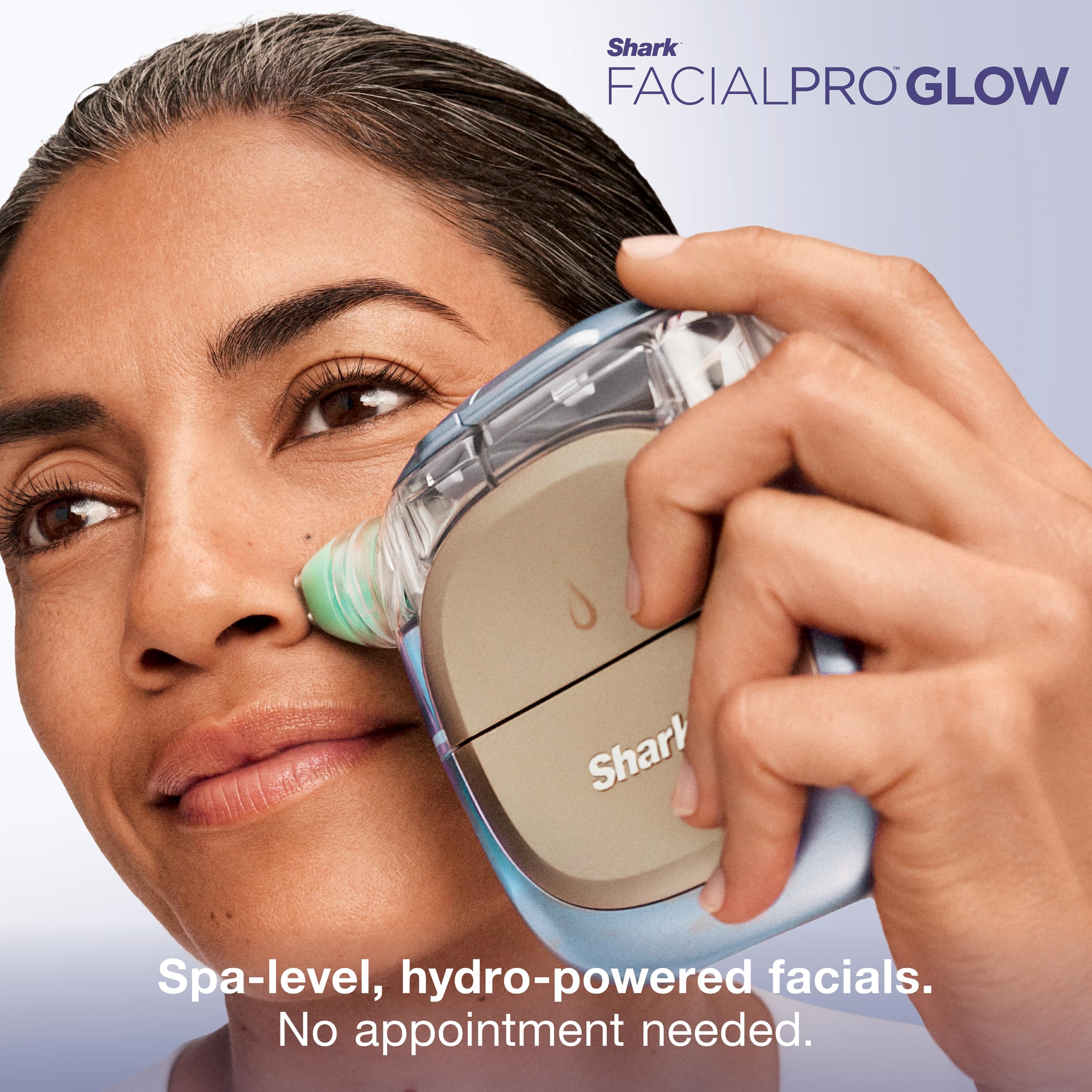 shark-facialpro-glow-fh310-appareil-soin-visage-bleu image 2
