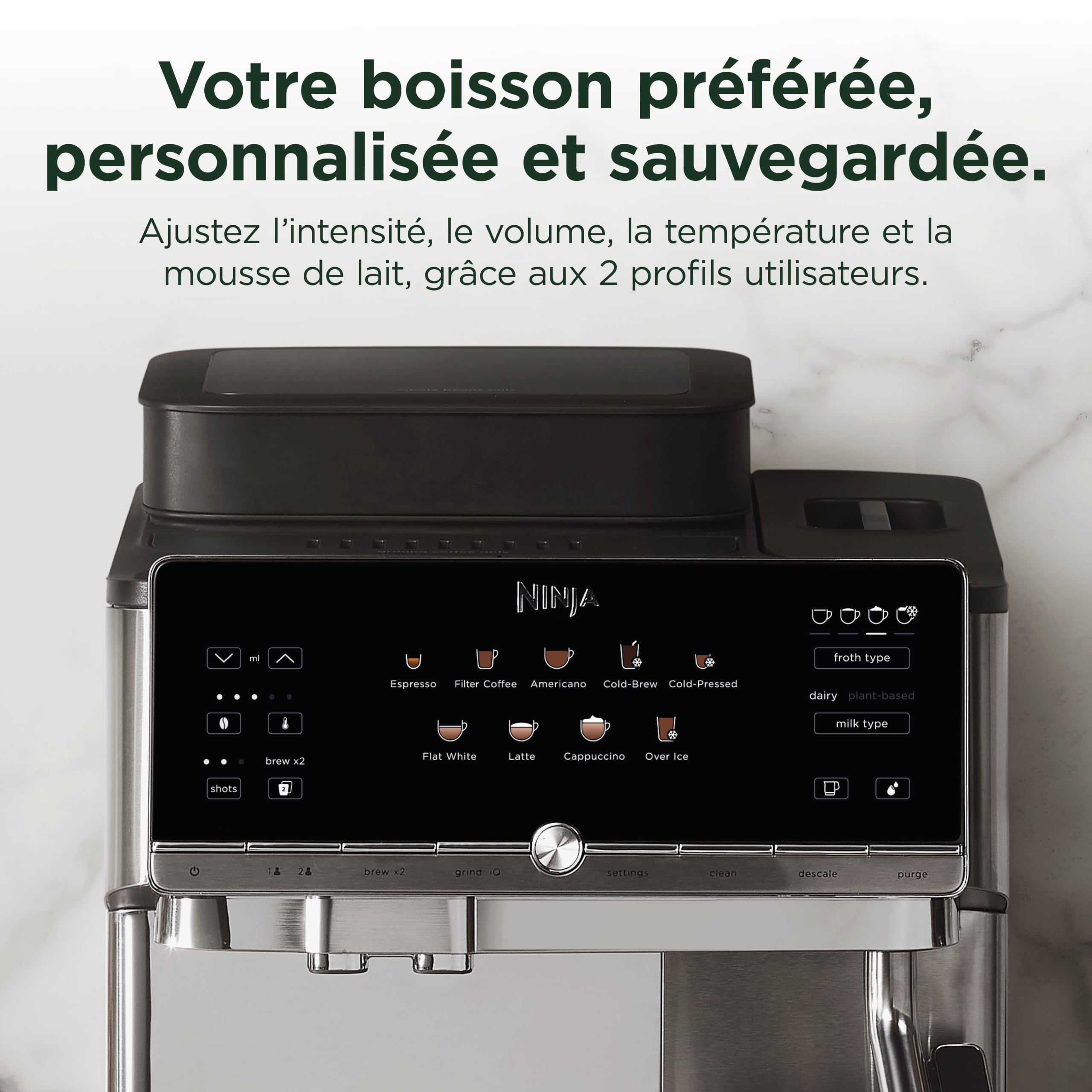 ninja-autobarista-machine-caf-grains-argent-ae1021eu image 4