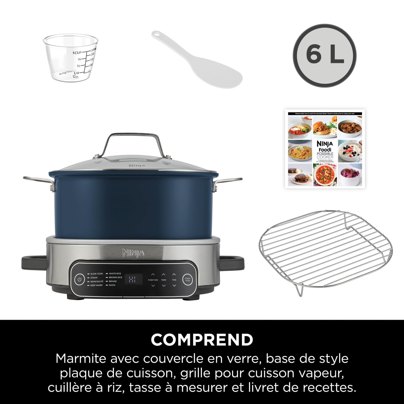 ninja-foodi-possiblecooker-mc1101eu-multicuiseur-6-l image 2
