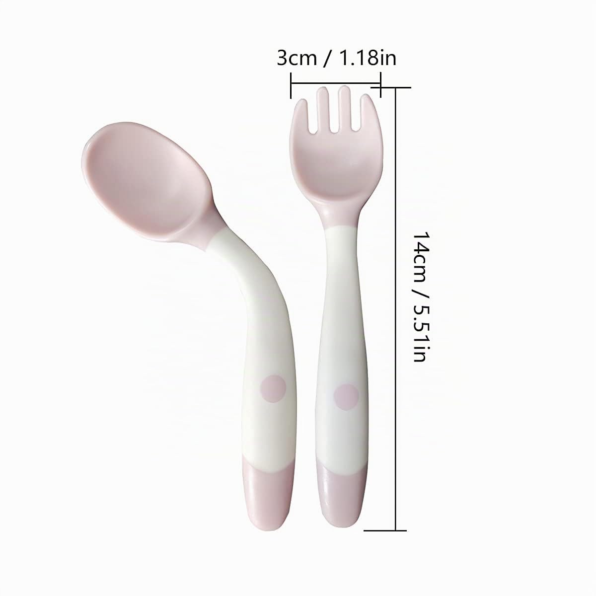 tomedeks-cuill-re-fourchette-b-b-apprentissage-rose-2-pcs image 2