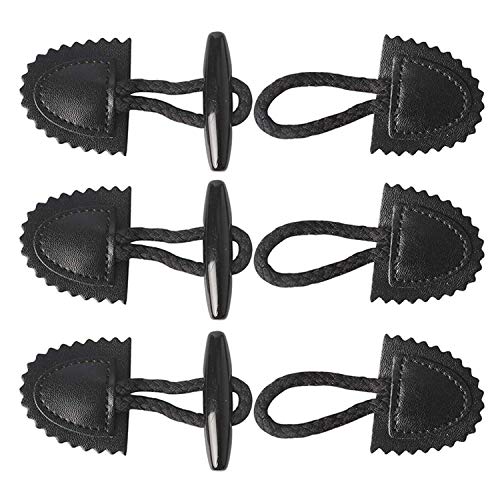 tomedeks-boutons-veste-boutons-coudre-cuir-10-paires-marron image 8