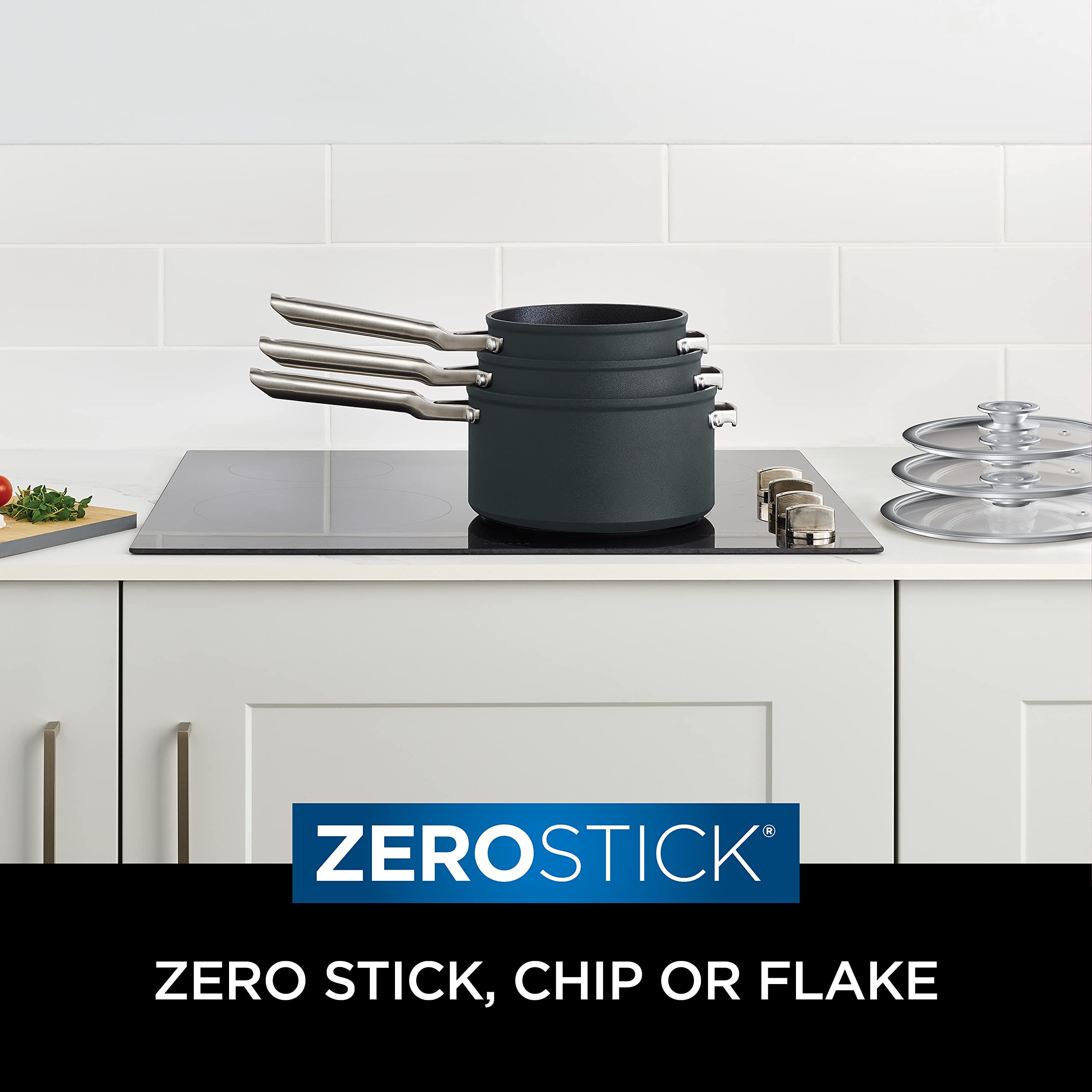 ninja-zerostick-c53000uk-batterie-3-casseroles-empilables-grise image 2